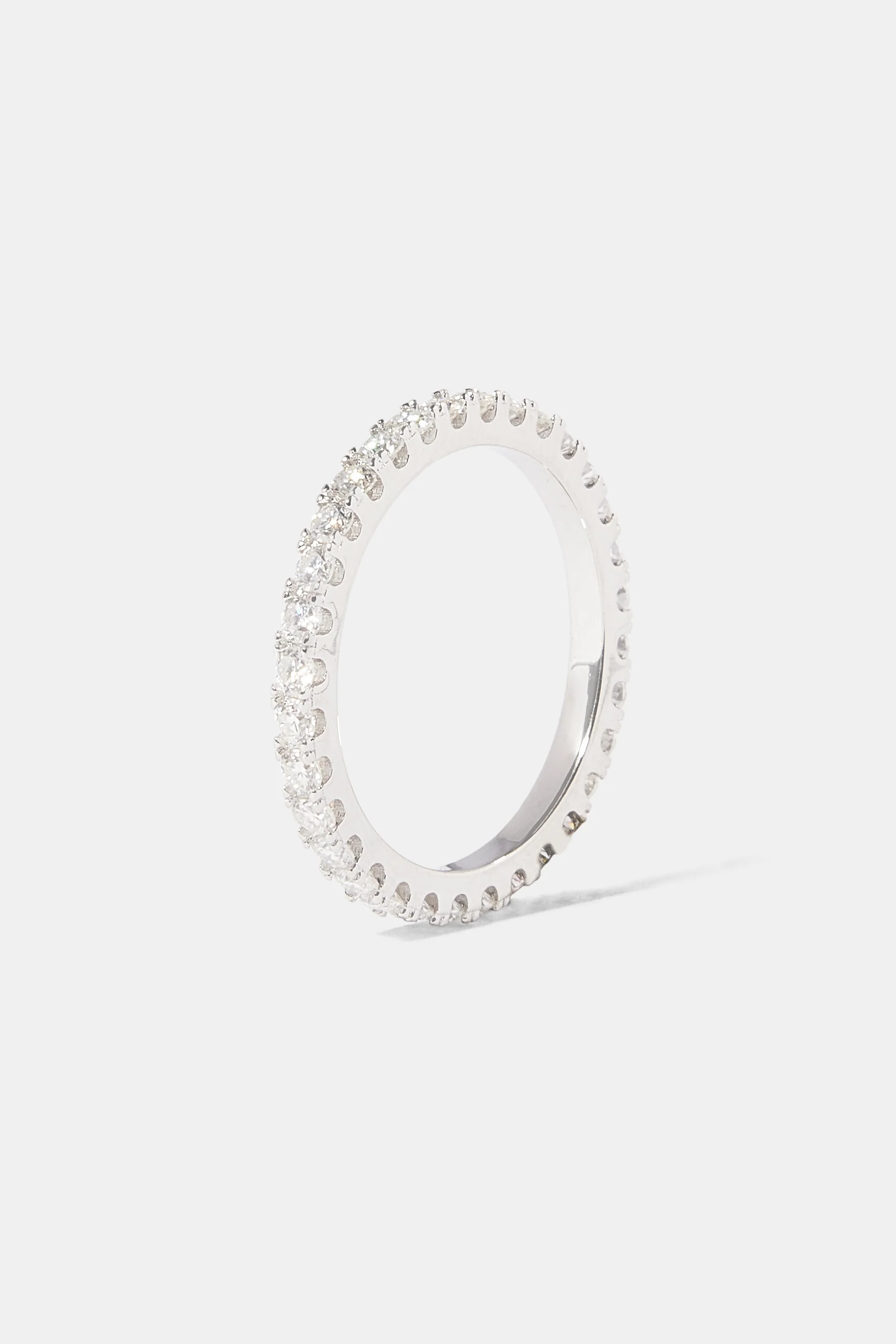 Moissanite 925 2mm Tennis Ring - Image 3