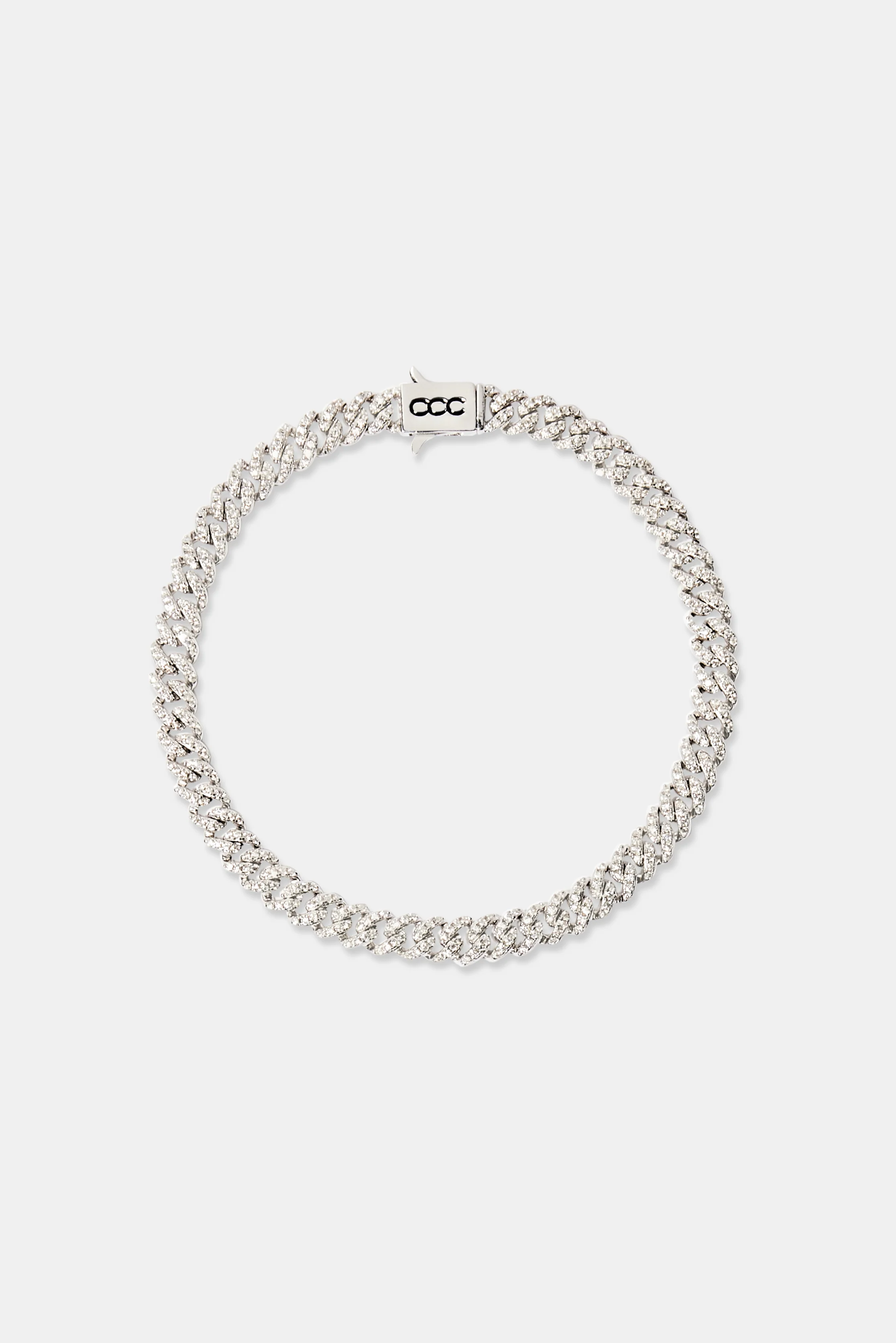 Moissanite Cuban Bracelet - 6mm - Image 2