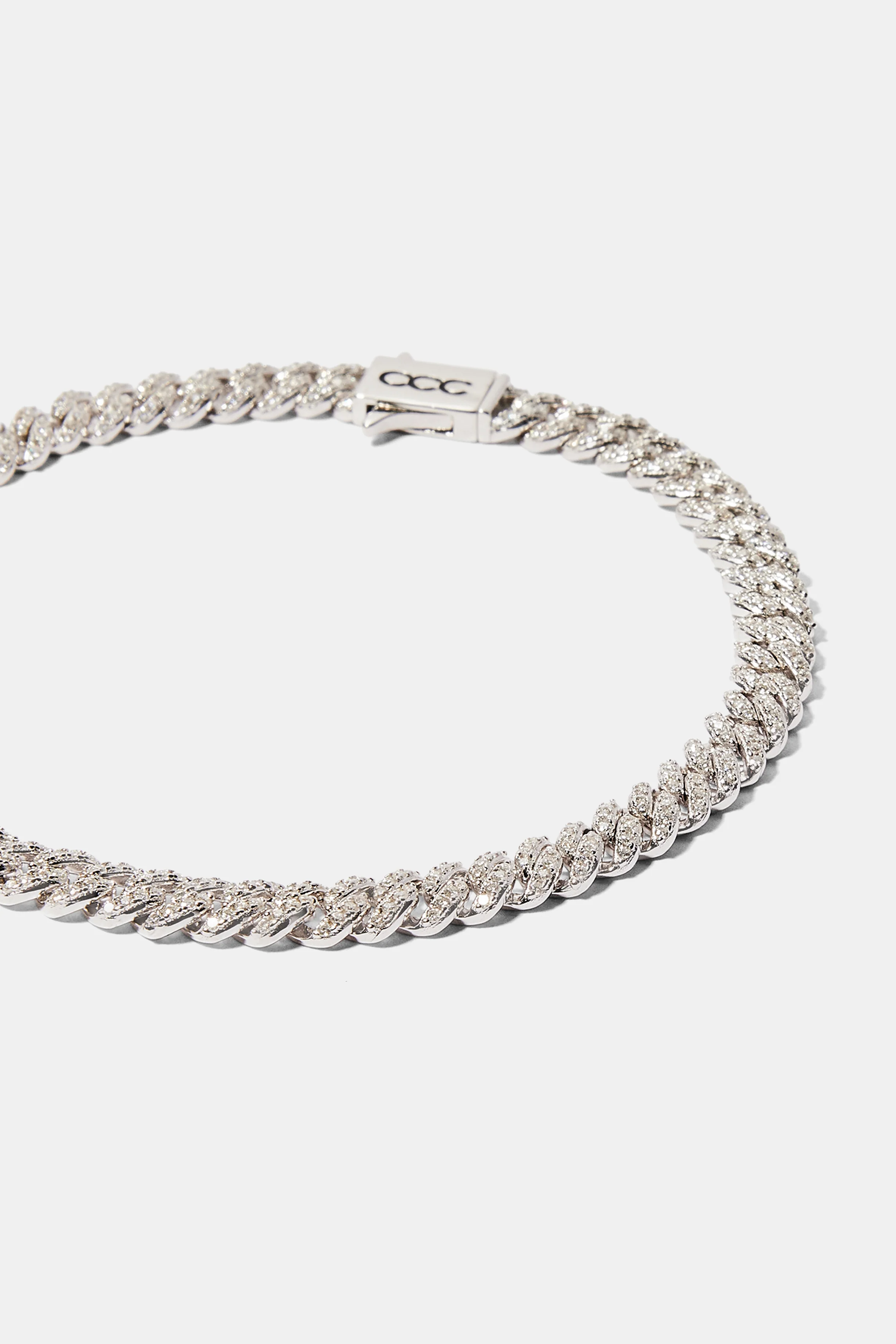 Moissanite Cuban Bracelet - 6mm - Image 3