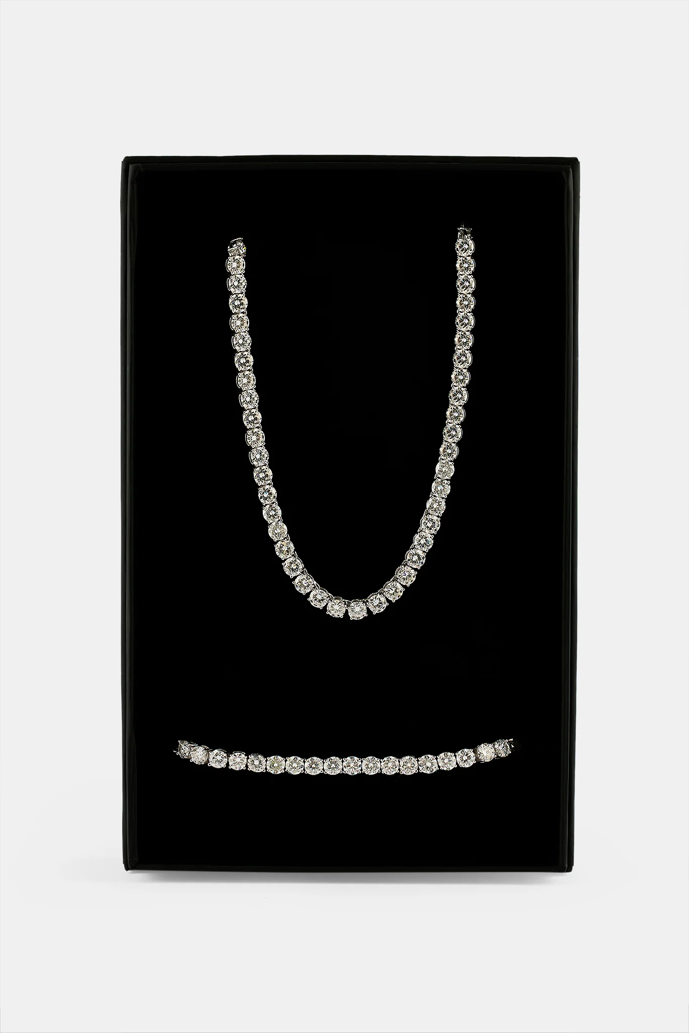 Moissanite Tennis Chain & Bracelet - 5mm - Image 3