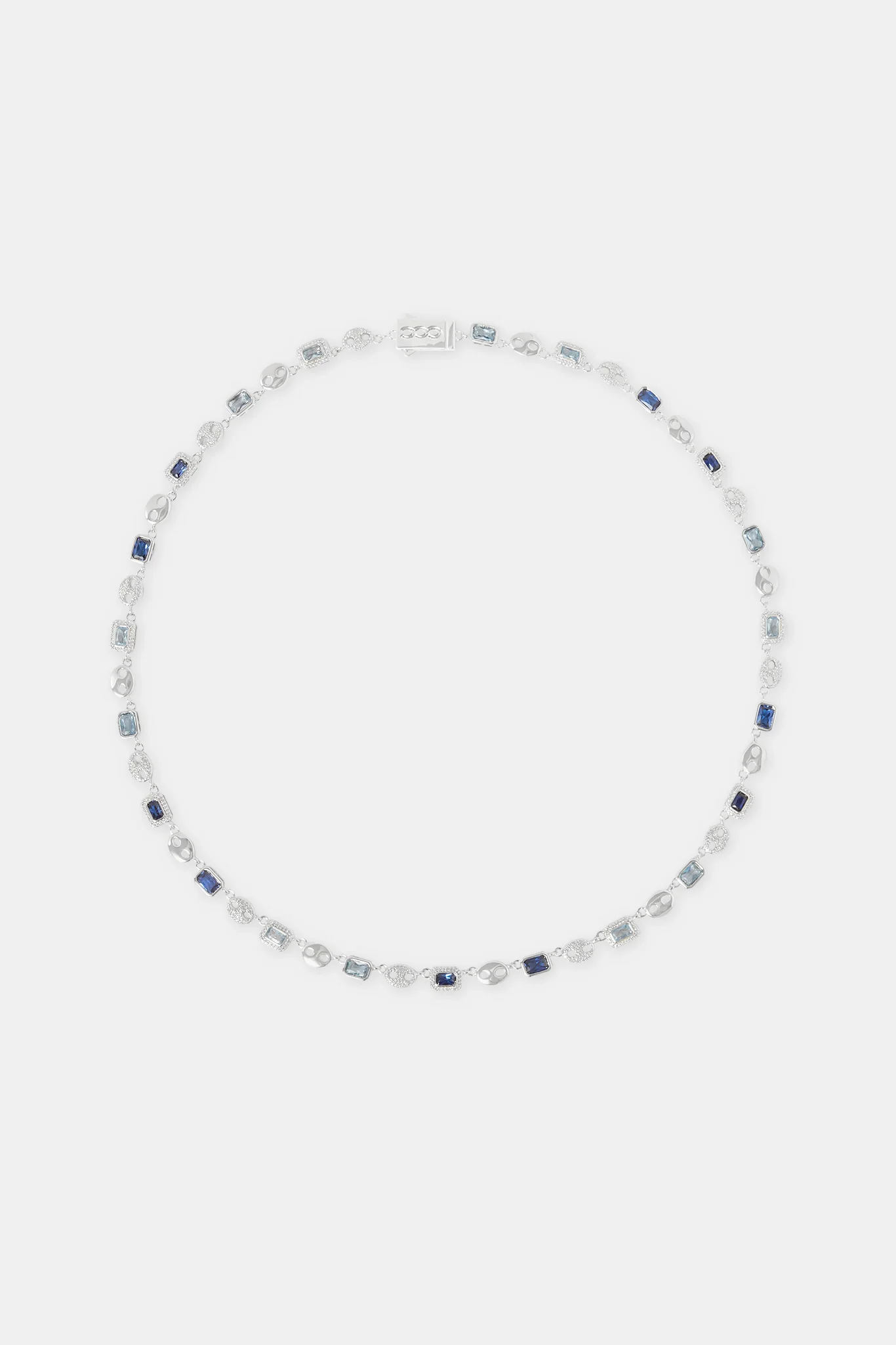 Multi Gemstone Coffee Bean Link Chain - 6mm - Image 4