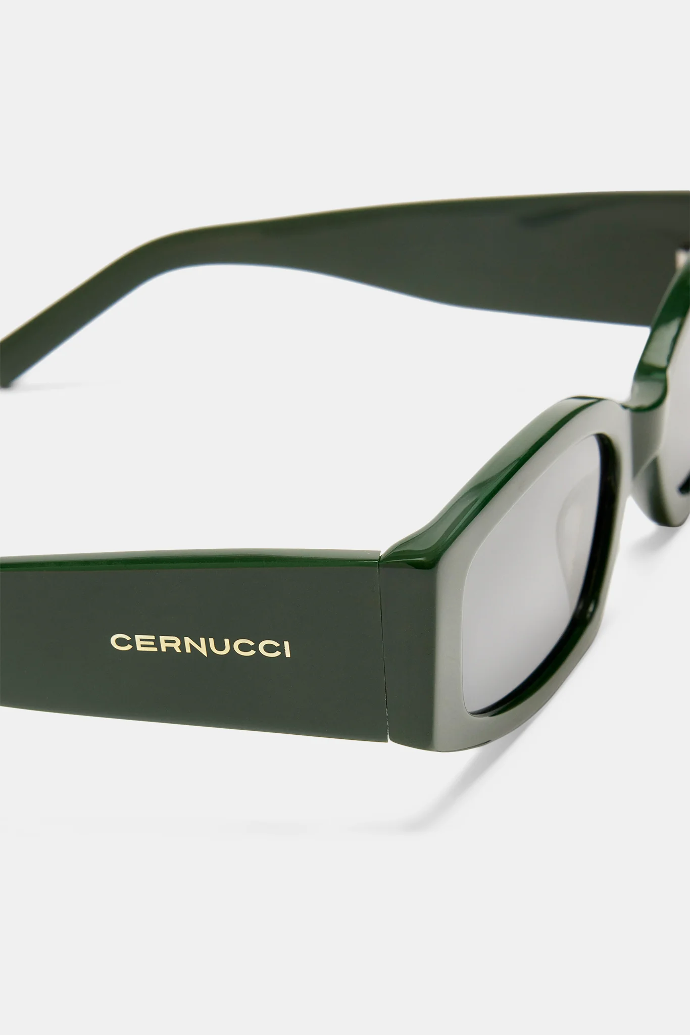 Narrow Lens Sunglasses - Green - Image 3