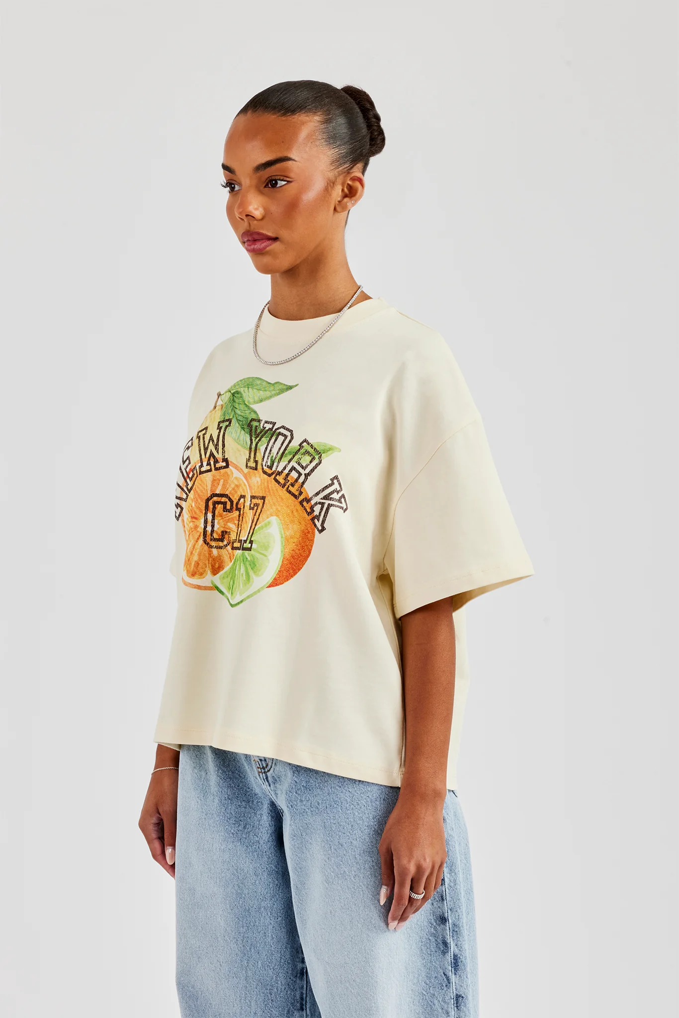 New York C17 Oversized T-Shirt - Yellow - Image 3
