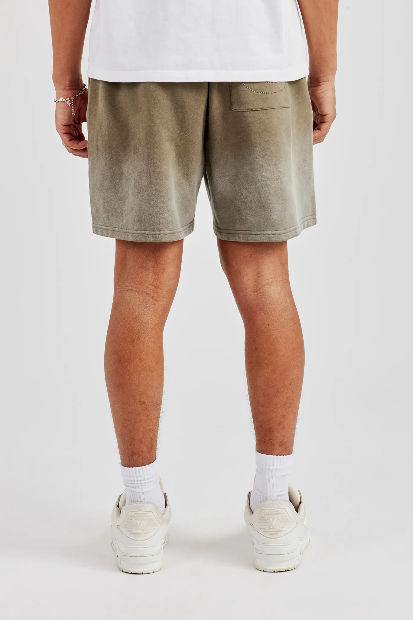 Ombre Wash Relaxed Short Khaki - Image 3