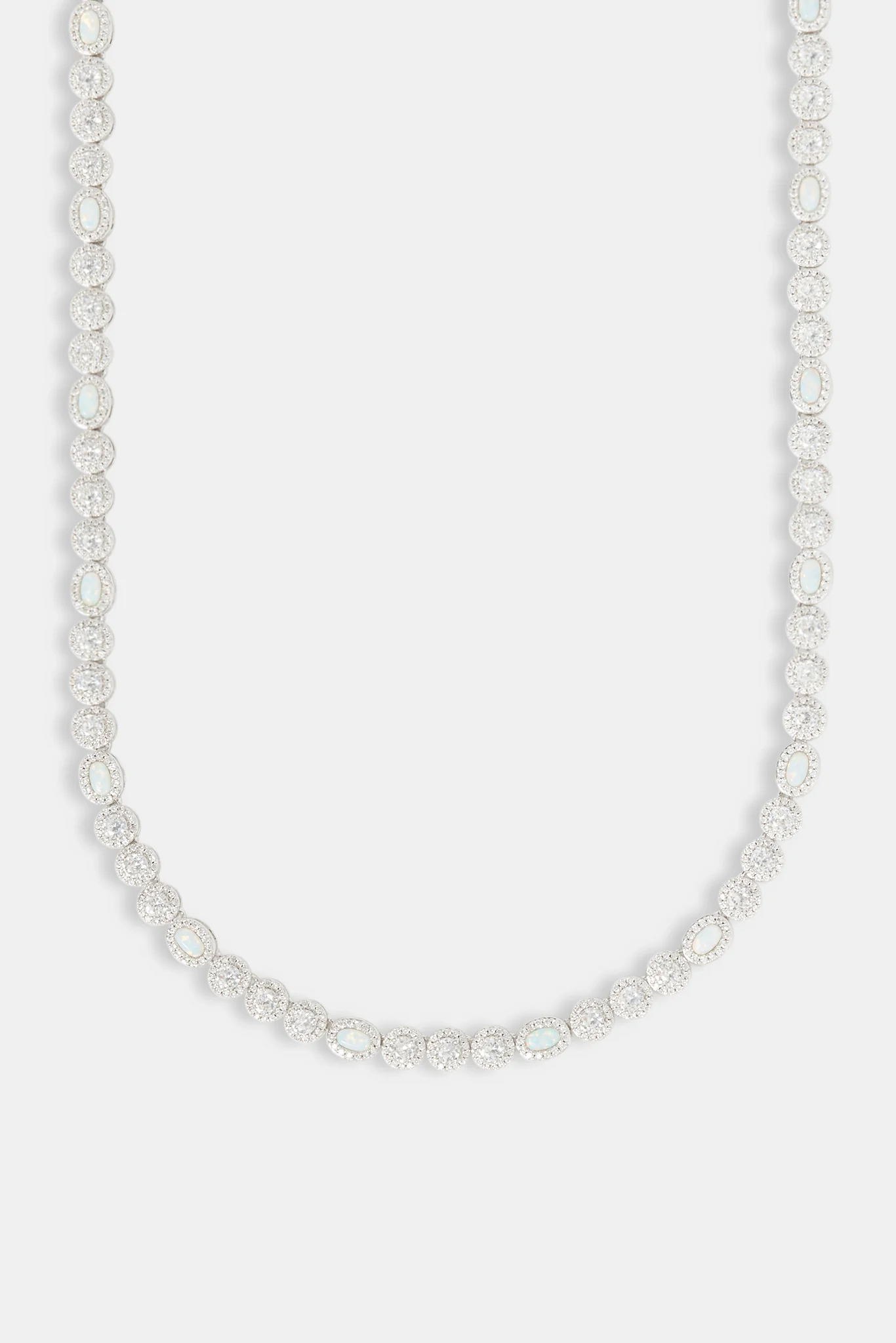Micro Opal & Clear Multi Gemstone Chain - 6mm - Image 2