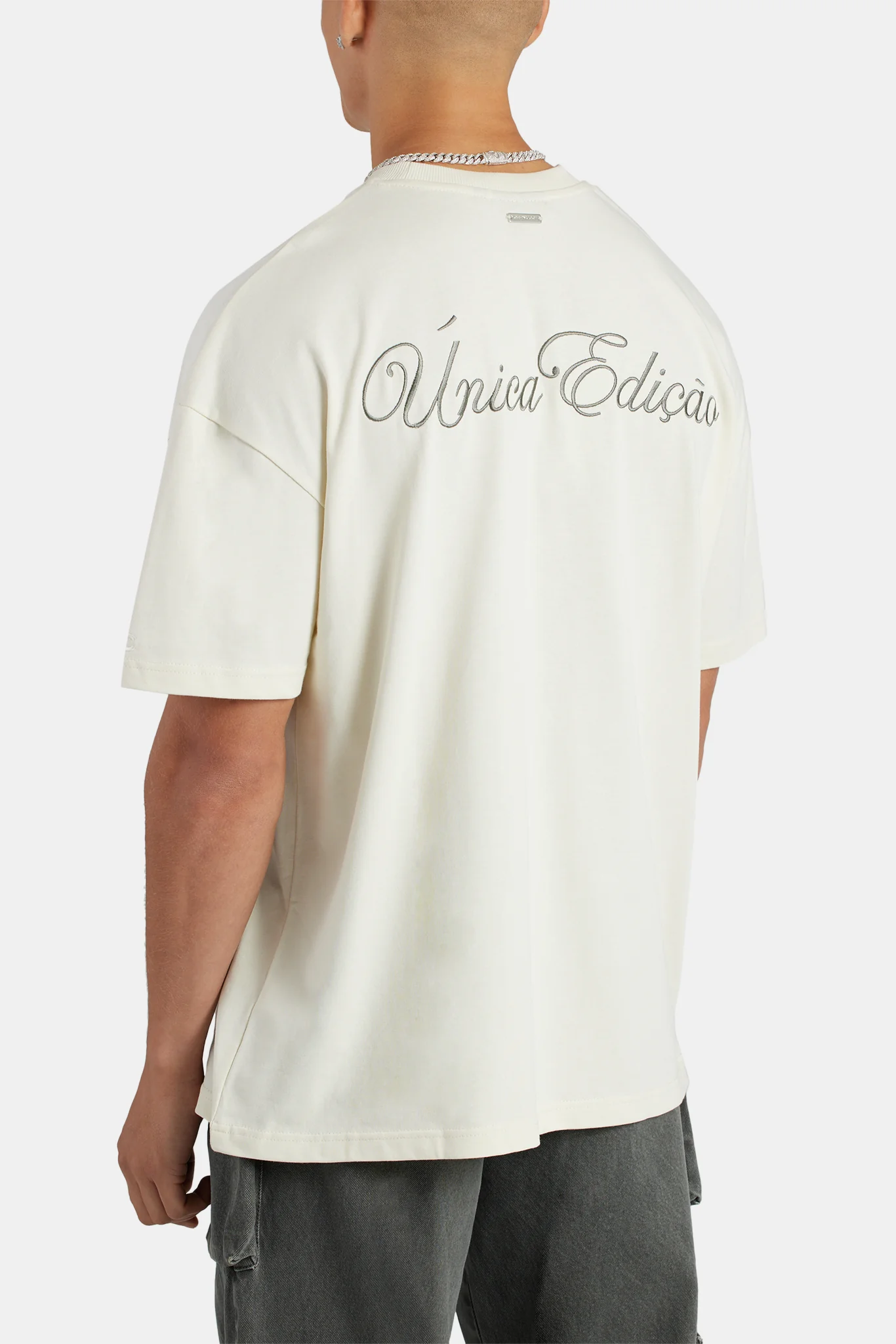 Oversized Favela Graphic T-Shirt - Ecru - Image 2