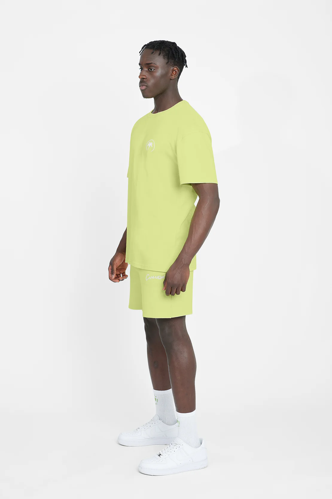 Oversized Palm Paraiso T-Shirt - Lime - Image 2