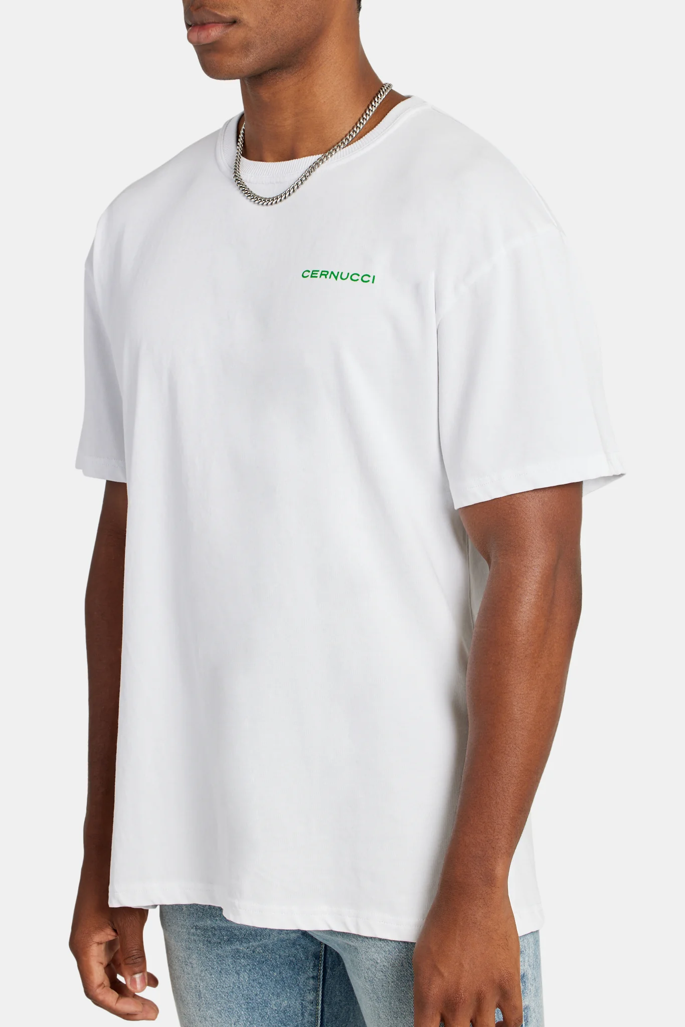 Oversized Palm T-Shirt - White - Image 3