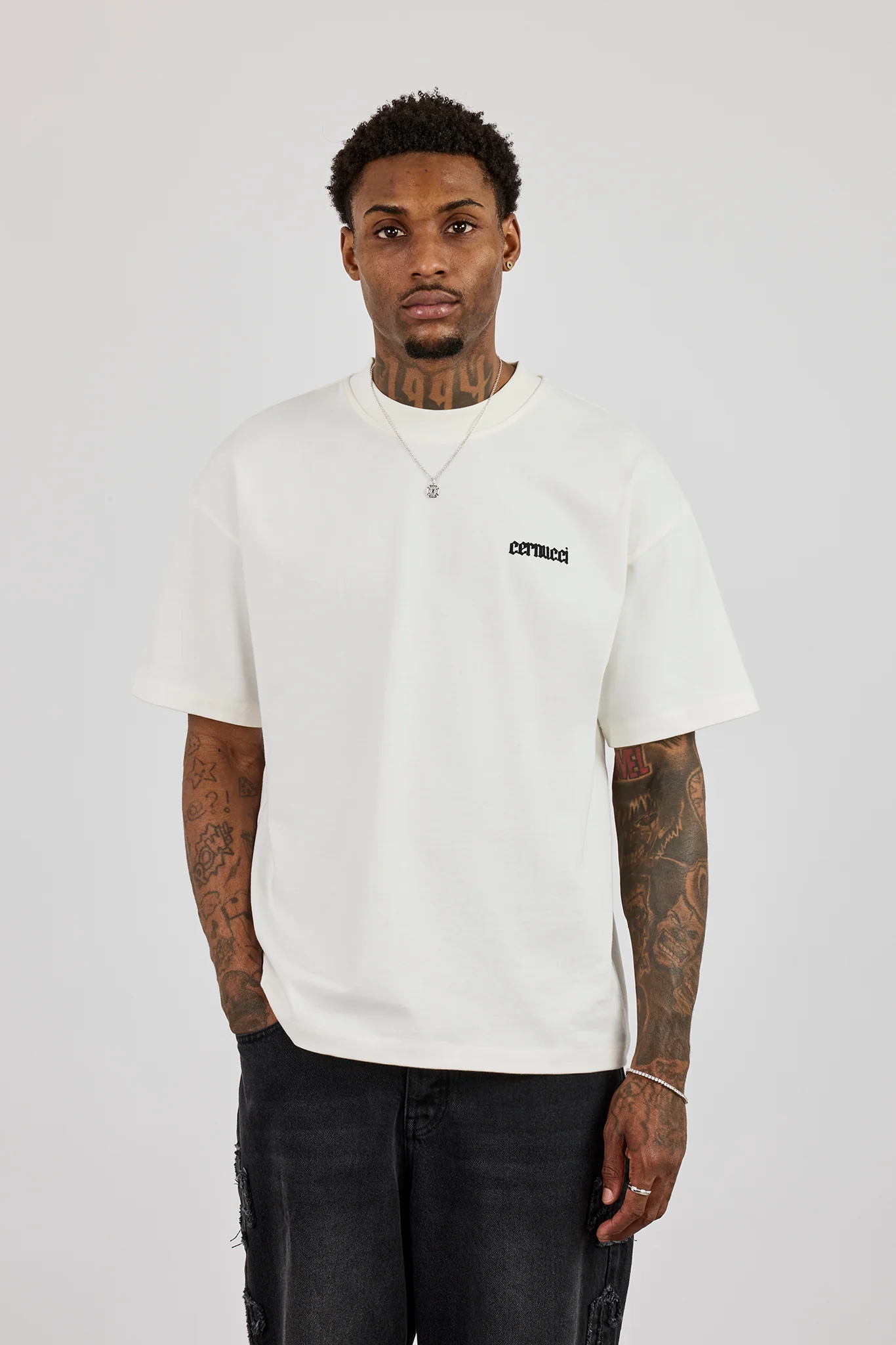 Oversized Rio Graphic Print T-Shirt - Off White - Image 3