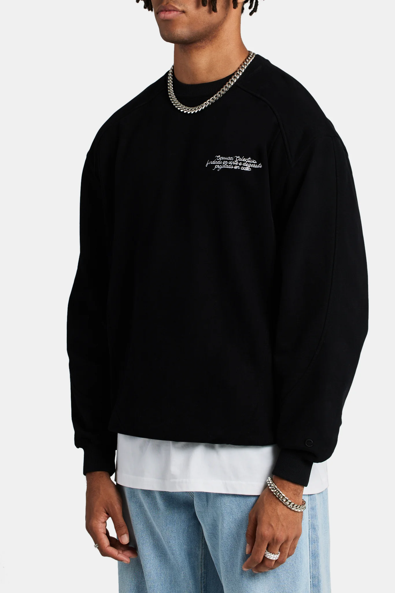 Paraiso Graphic Sweatshirt - Black - Image 4