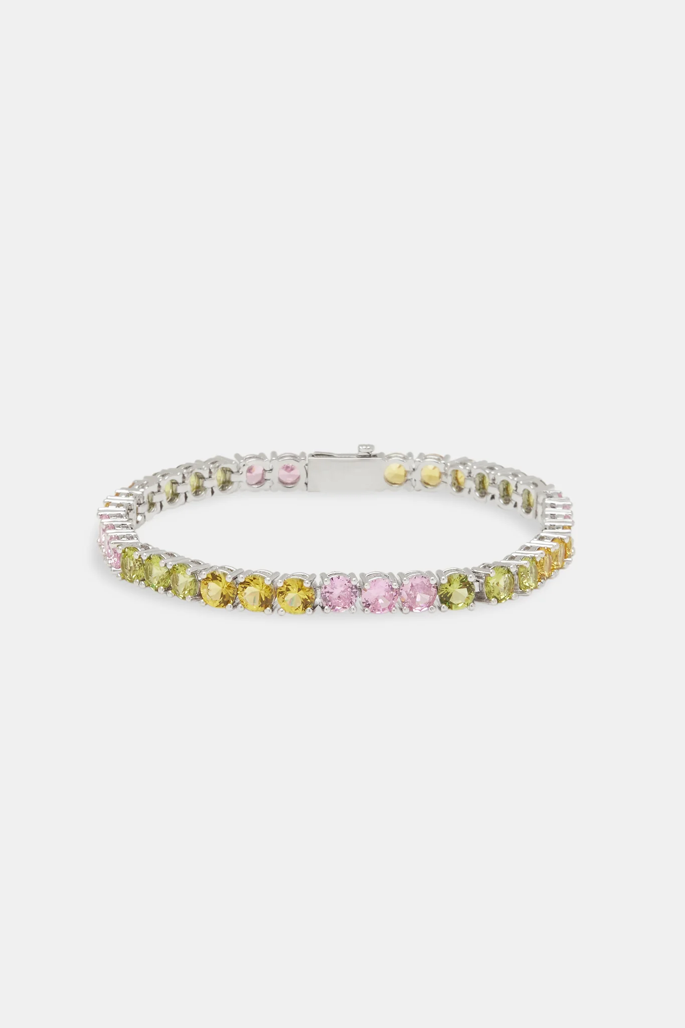 Pastel Colour Tennis Bracelet - 5mm - Image 2