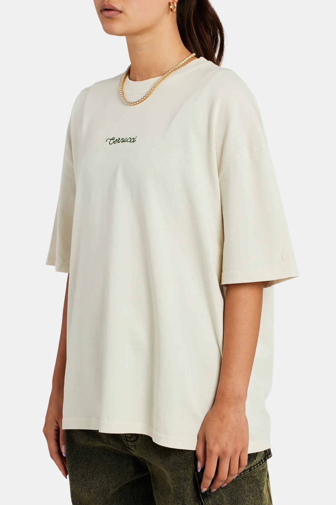 Pearl Tree Back Graphic T-Shirt - Ecru - Image 4