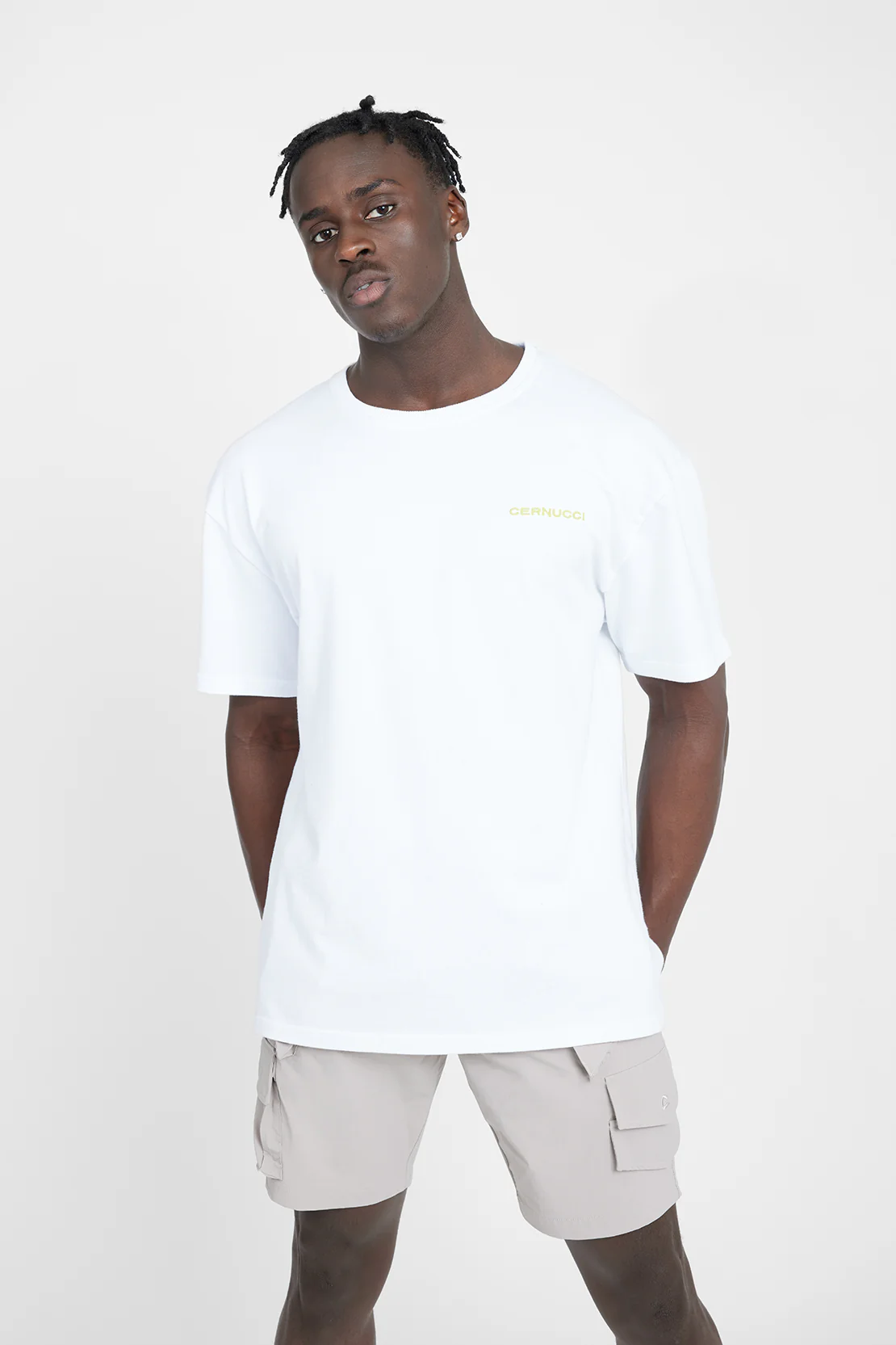 Photo Print Graphic Oversized T-Shirt - White - Image 3