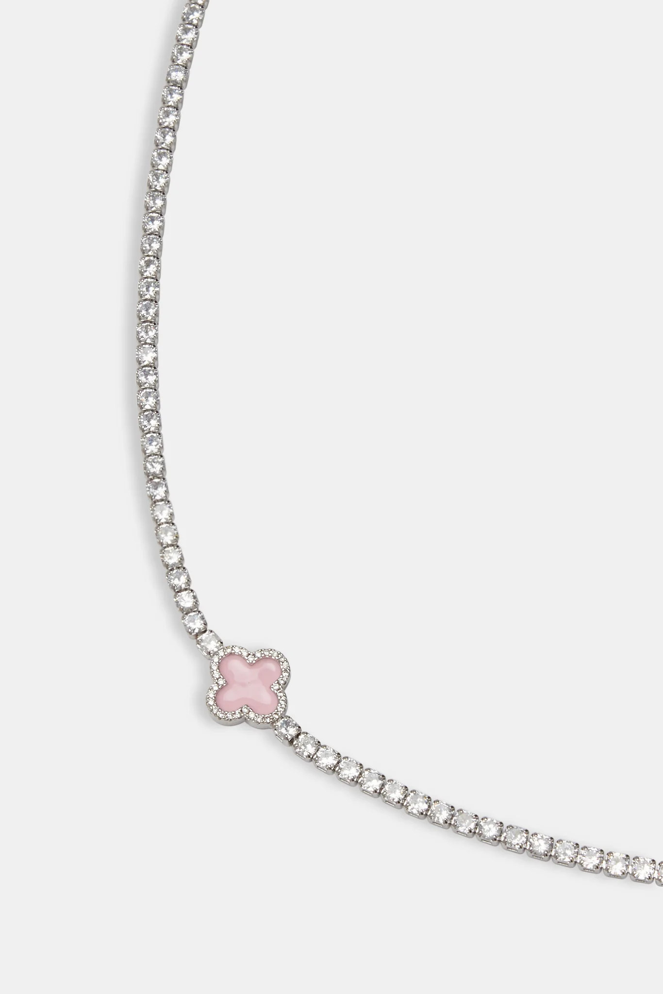 Pink Motif Micro Tennis Belly Chain - Image 2