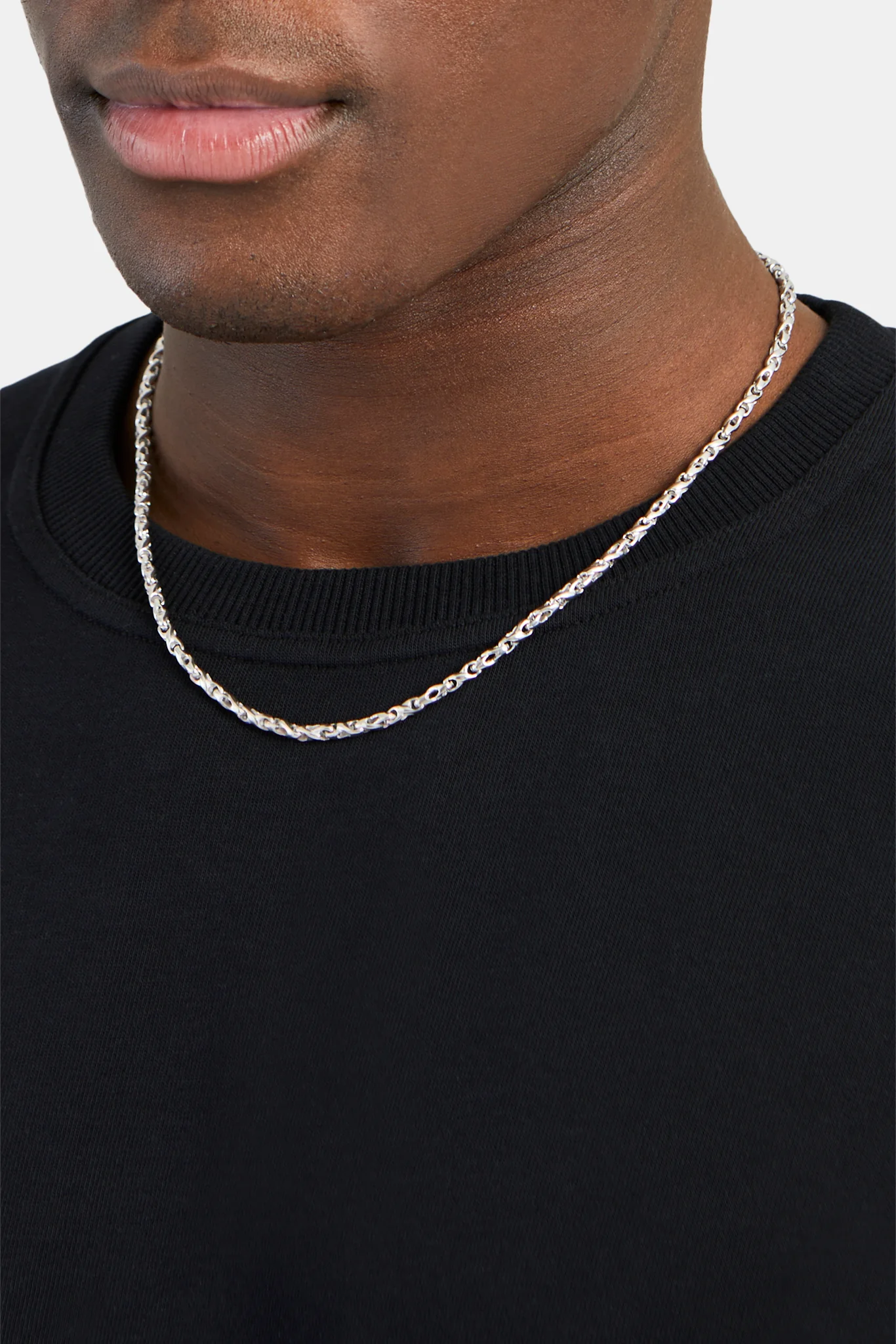 Polished 3D Infinity Chain - 3mm - Image 4