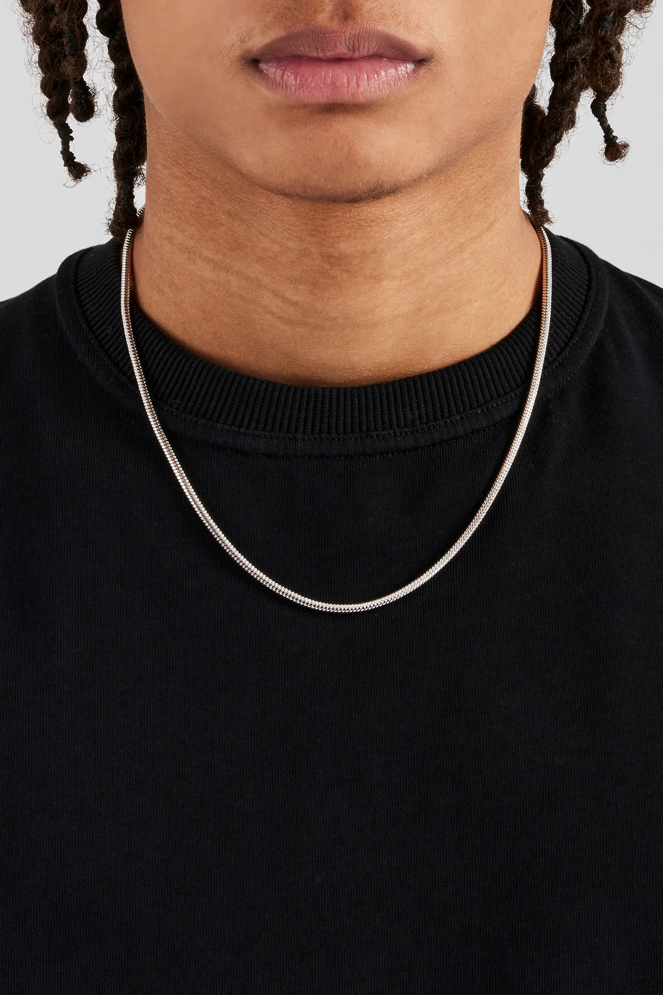 Polished Circular Franco Chain - 3mm
