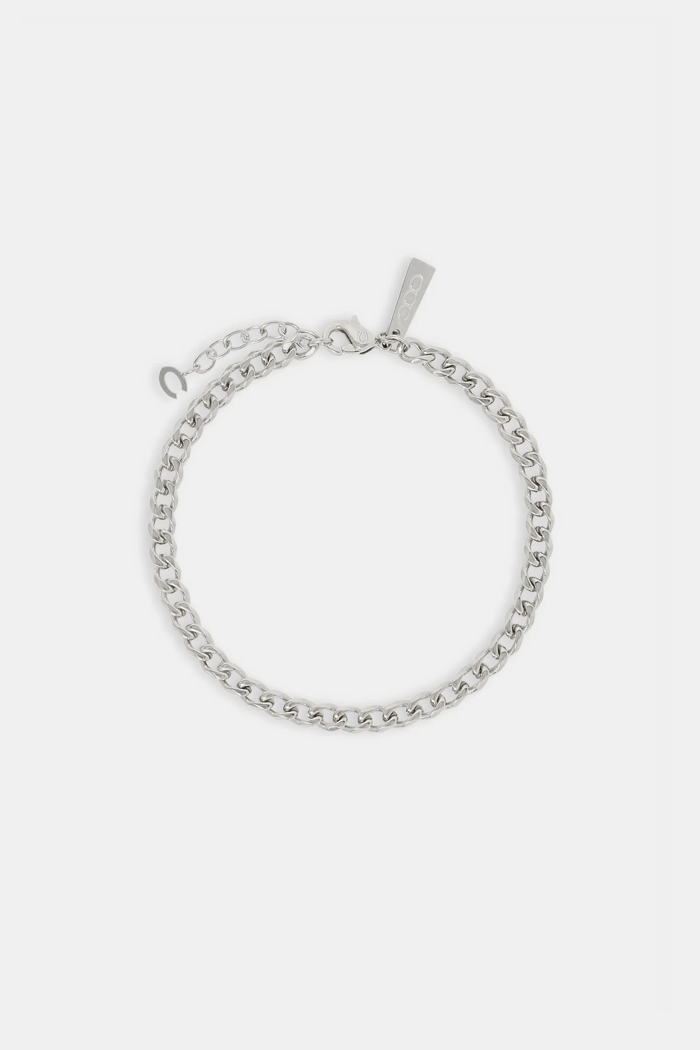 Polished Curb Bracelet - 5mm - Image 2