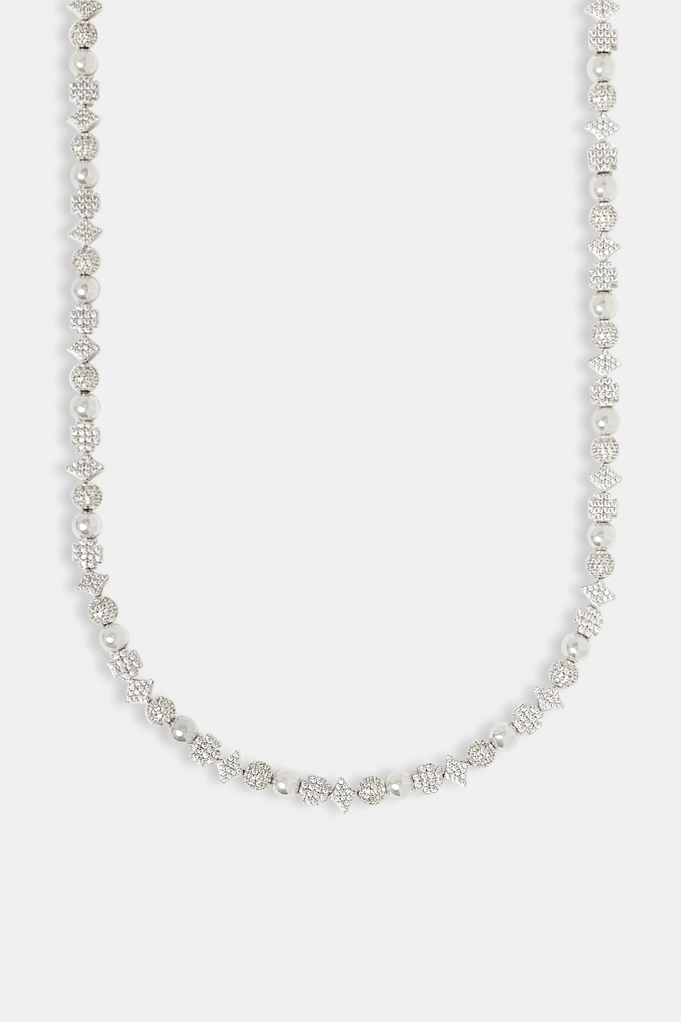 Polished & Iced Bead Motif Chain - 6mm - Image 2