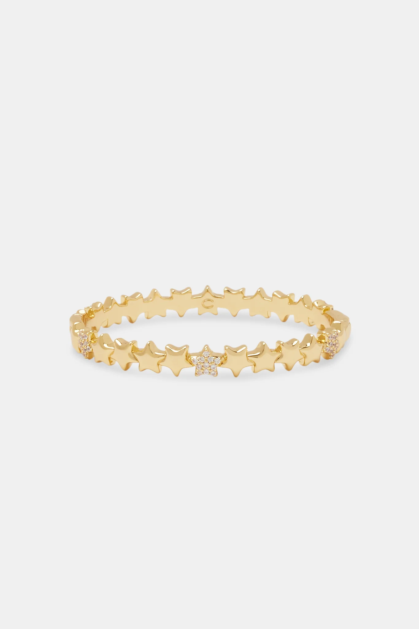 Polished Star Bangle - 6mm - Image 2