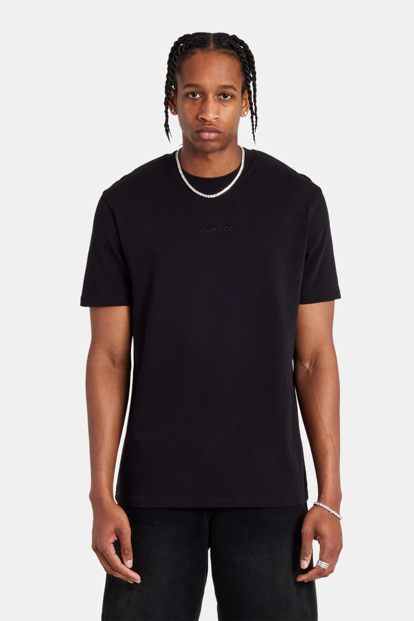 Quote Text T-Shirt - Black - Image 3