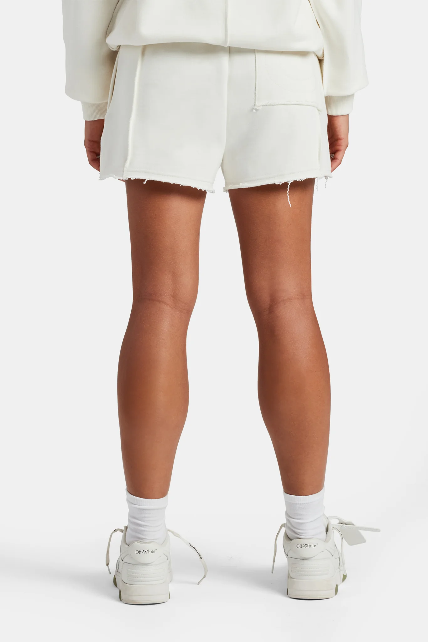 Raw Edge Short - Off White - Image 2