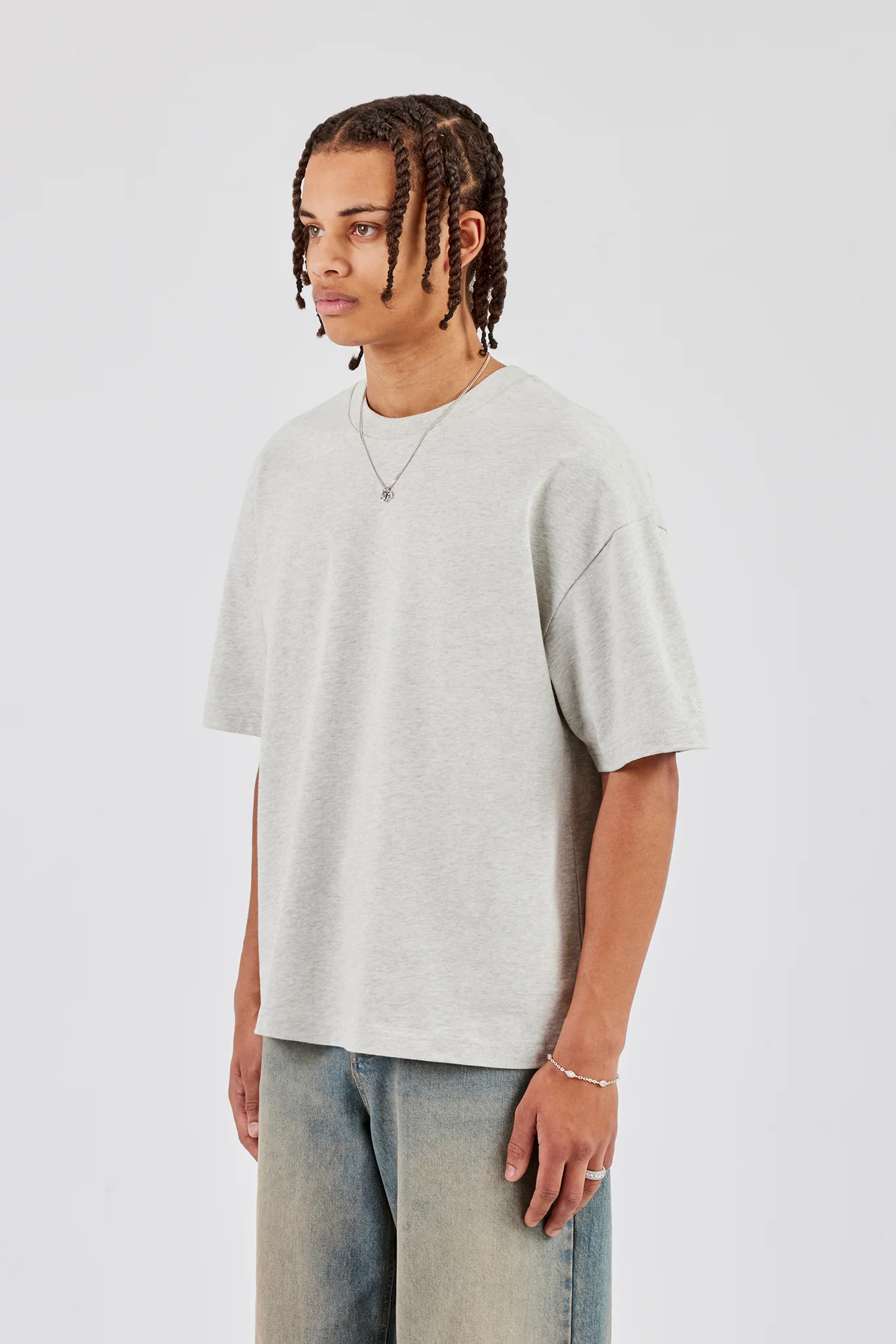 Regular Fit T-Shirt - Ash Grey - Image 2