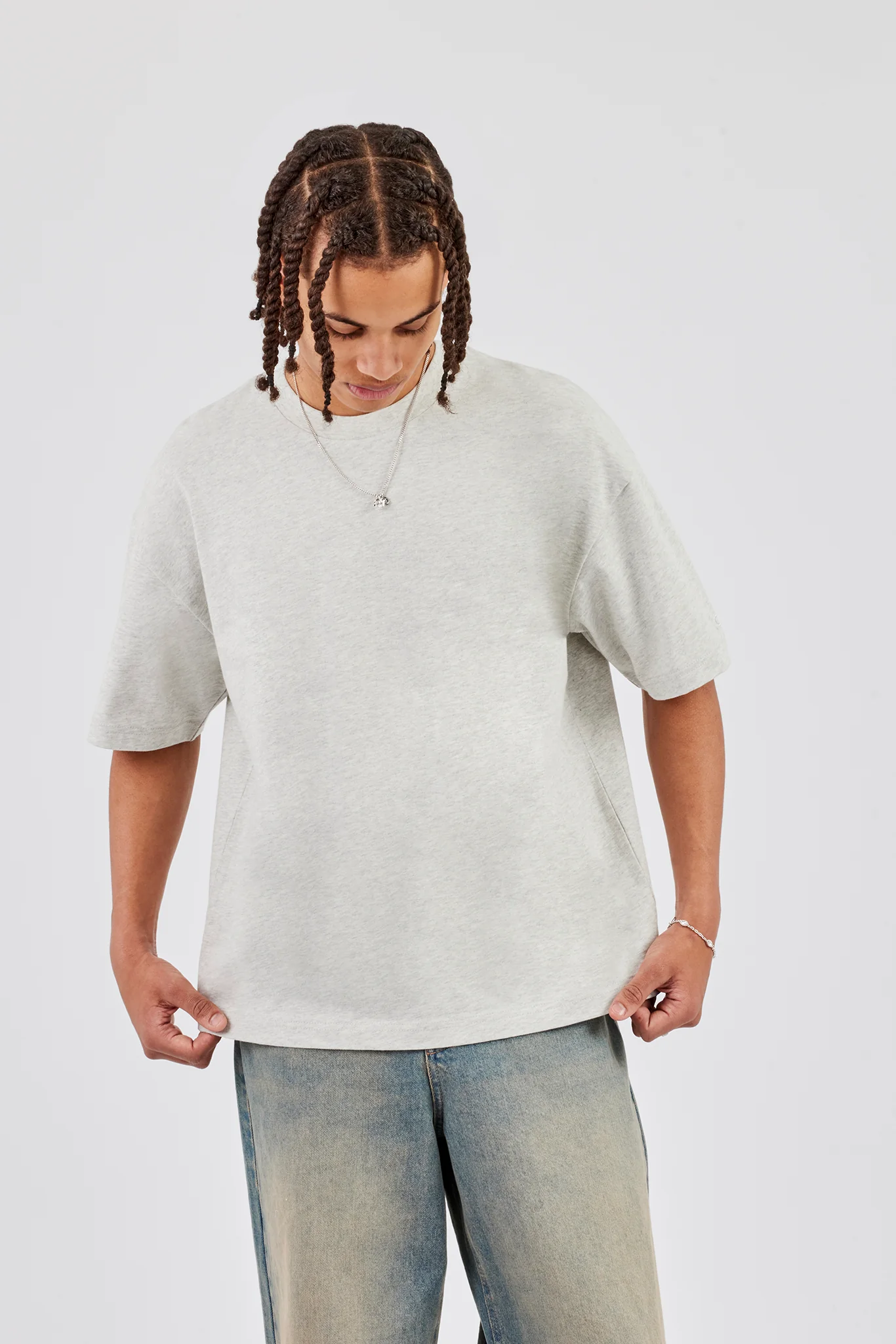Regular Fit T-Shirt - Ash Grey - Image 4