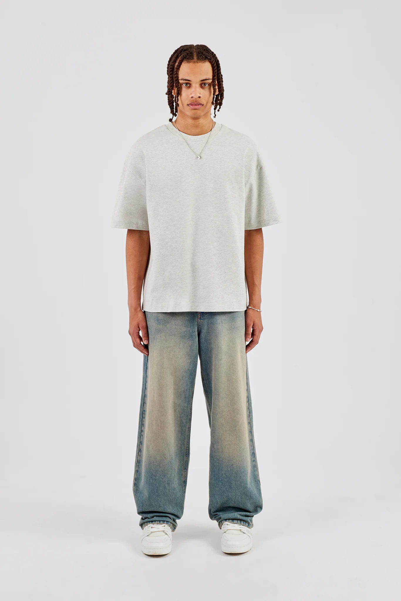 Regular Fit T-Shirt - Ash Grey - Image 5