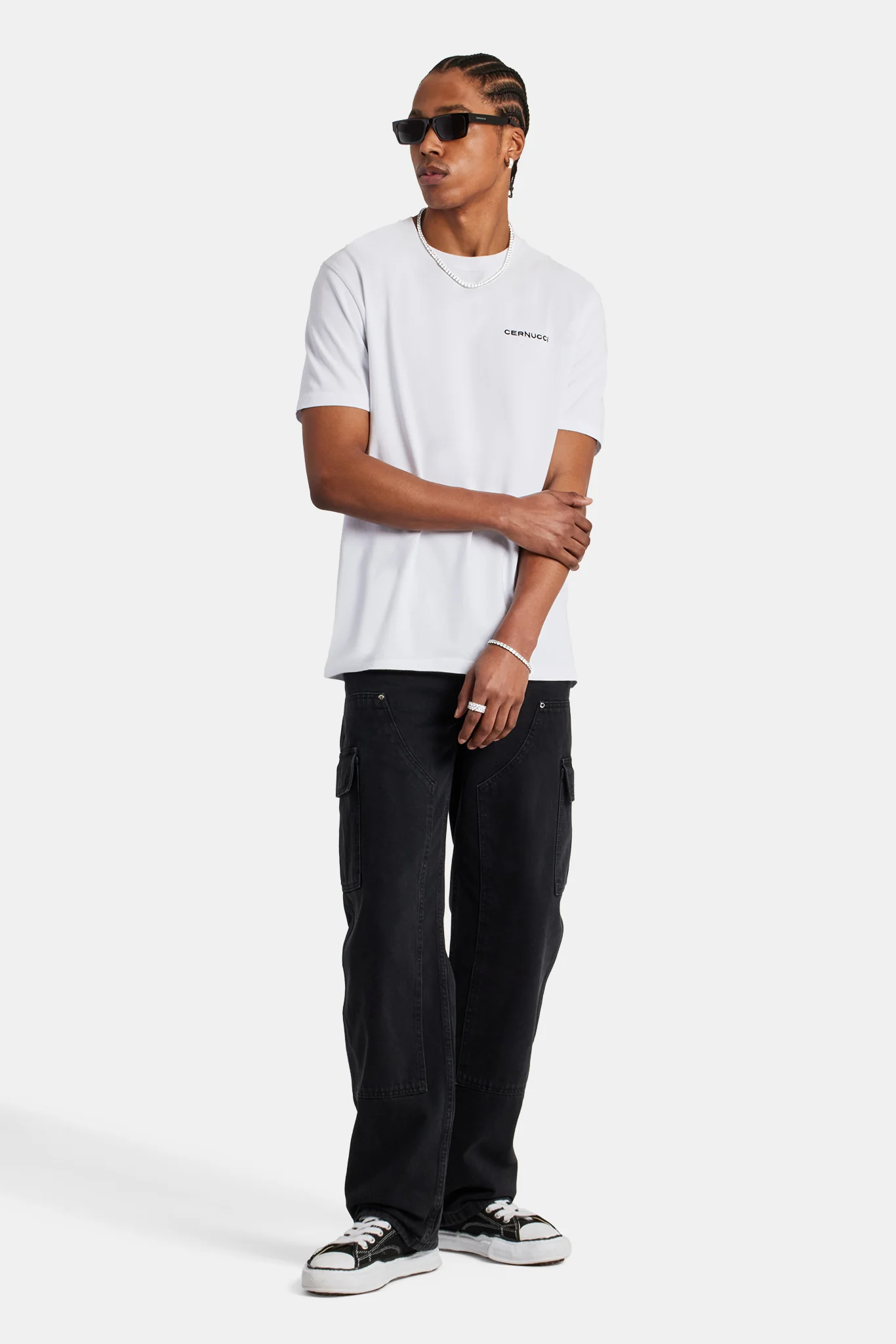 Relaxed Cargo Carpenter Jean - Black - Image 2