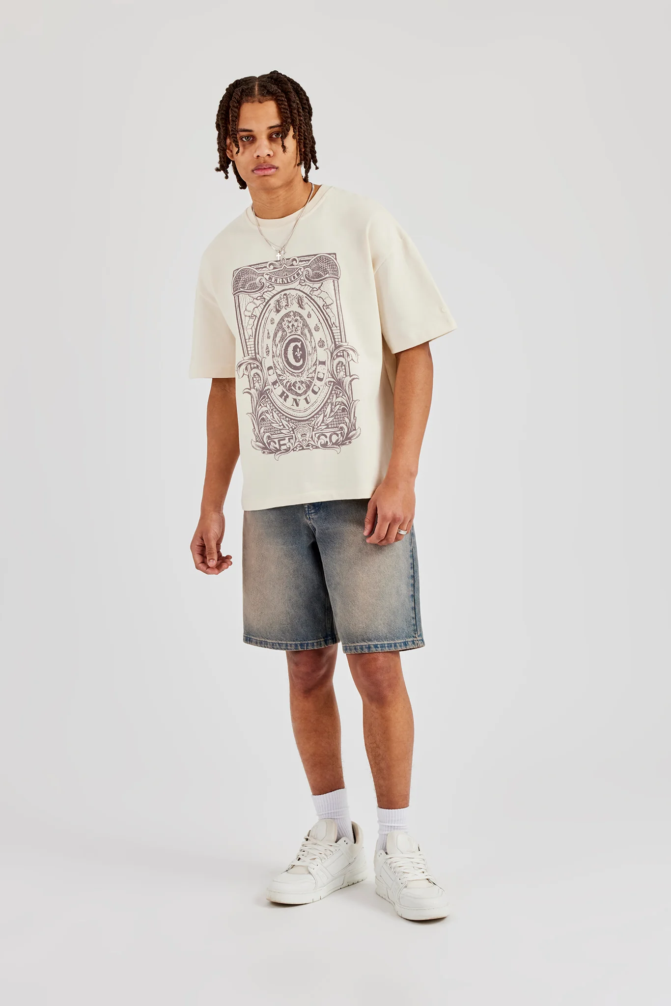 Relaxed Denim Short - Antique Wash - Image 5