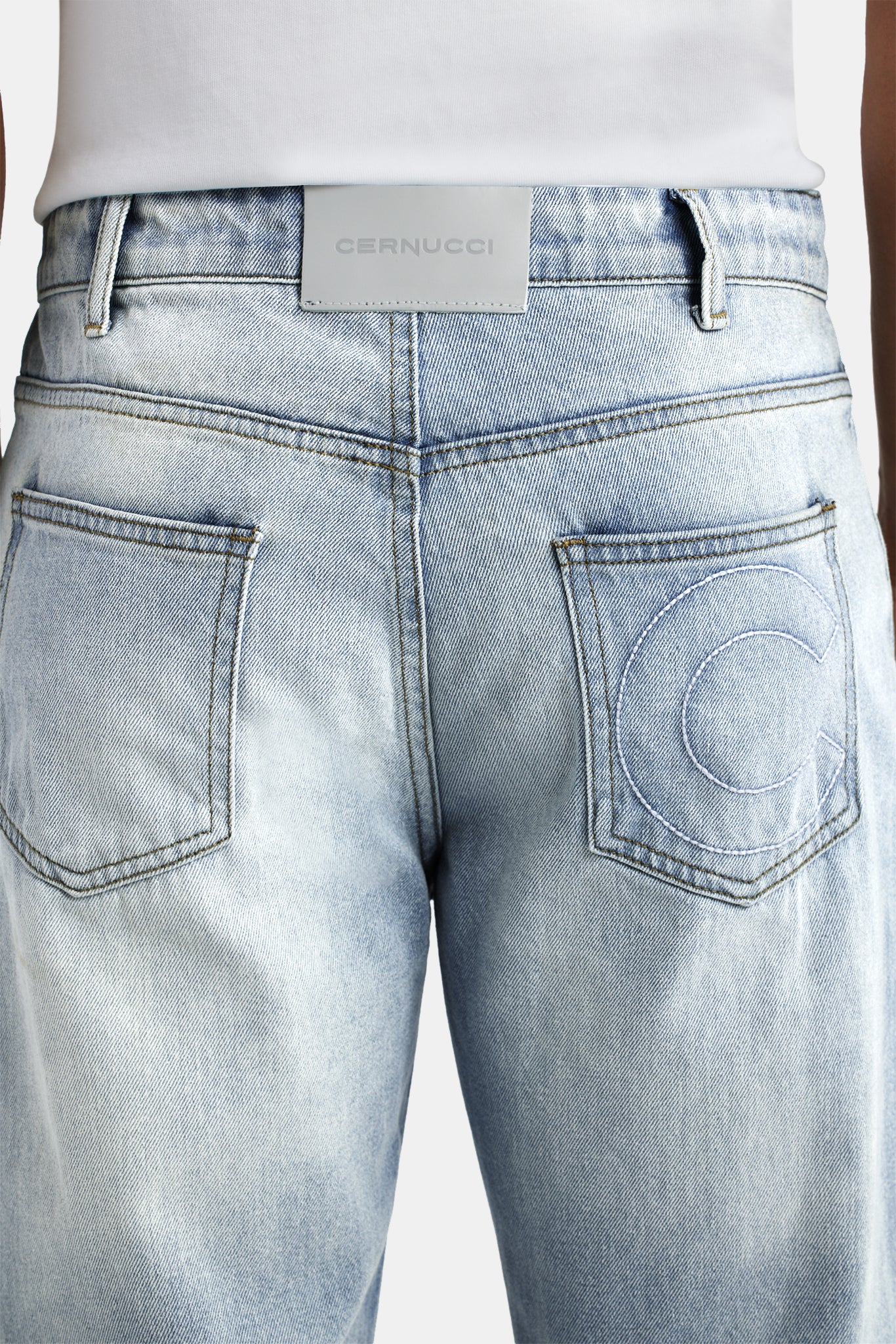Relaxed Fit Jeans - Bleach Wash - Image 5