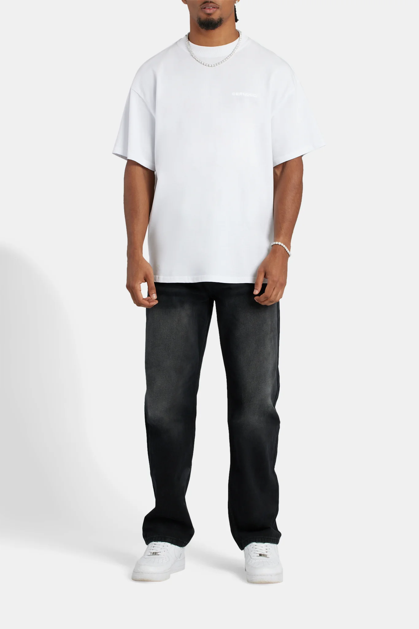 Relaxed Fit Jeans - Washed Black - Image 3