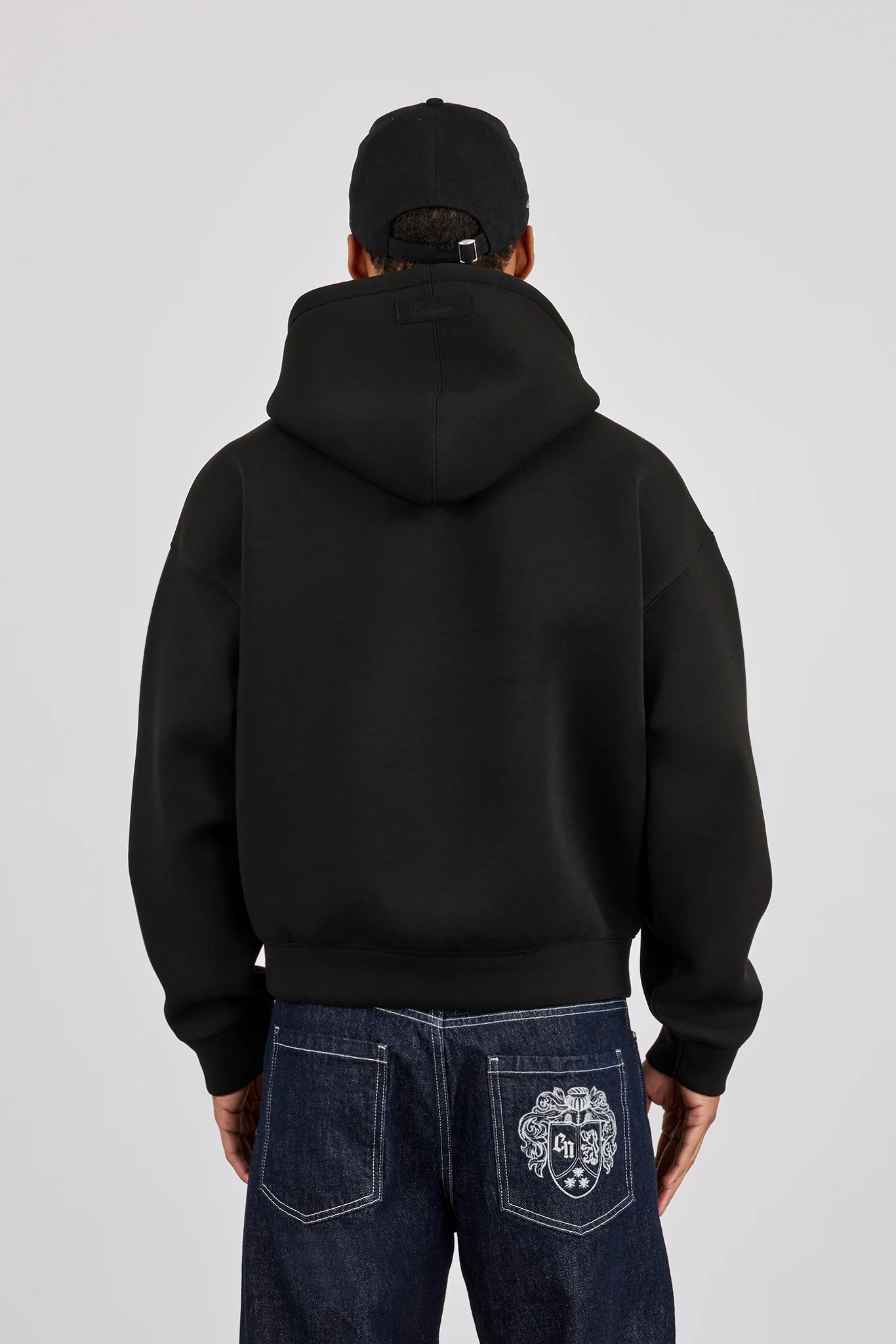 Scuba Boxy Hoodie  - Black - Image 4