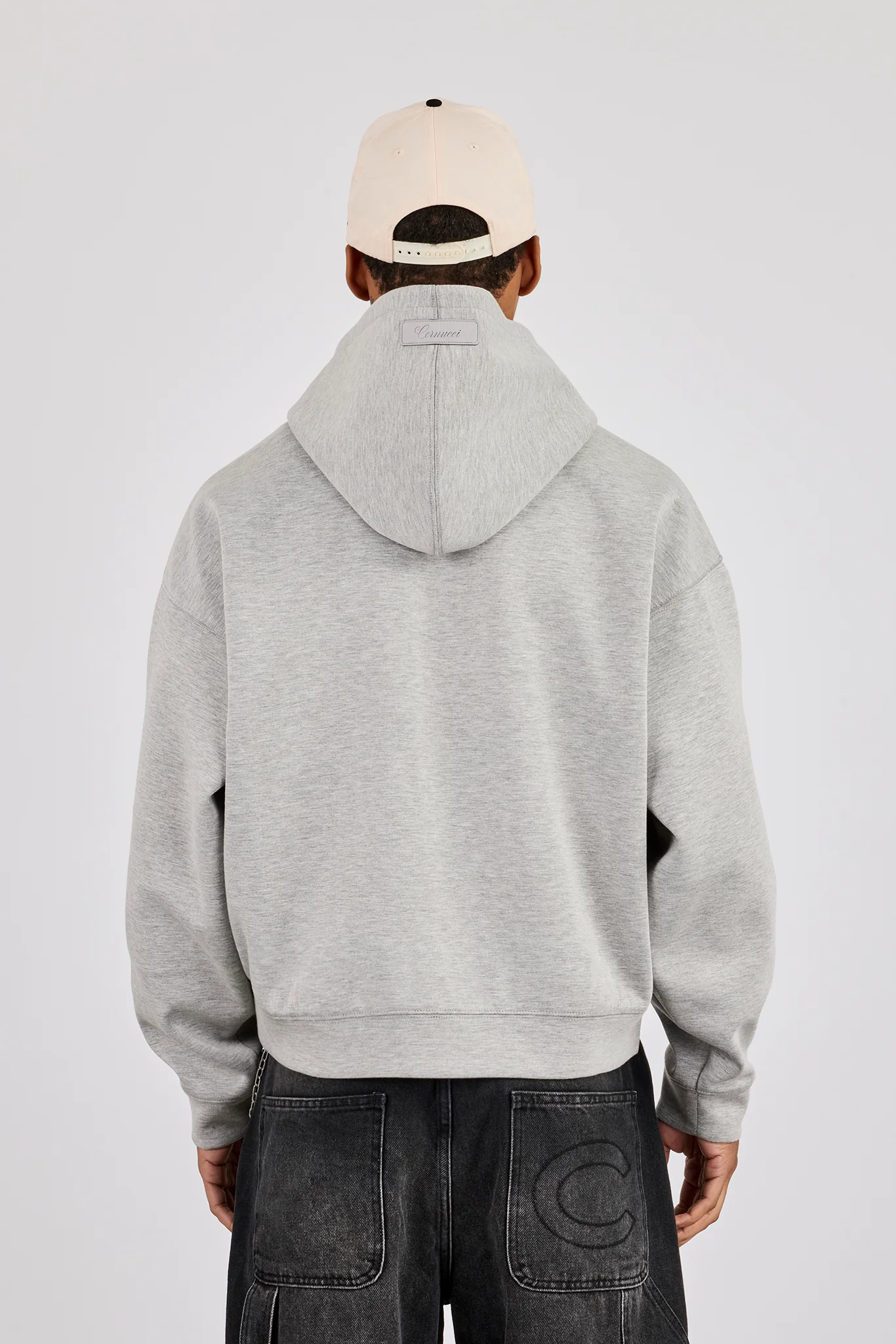 Scuba Boxy Hoodie - Grey - Image 3