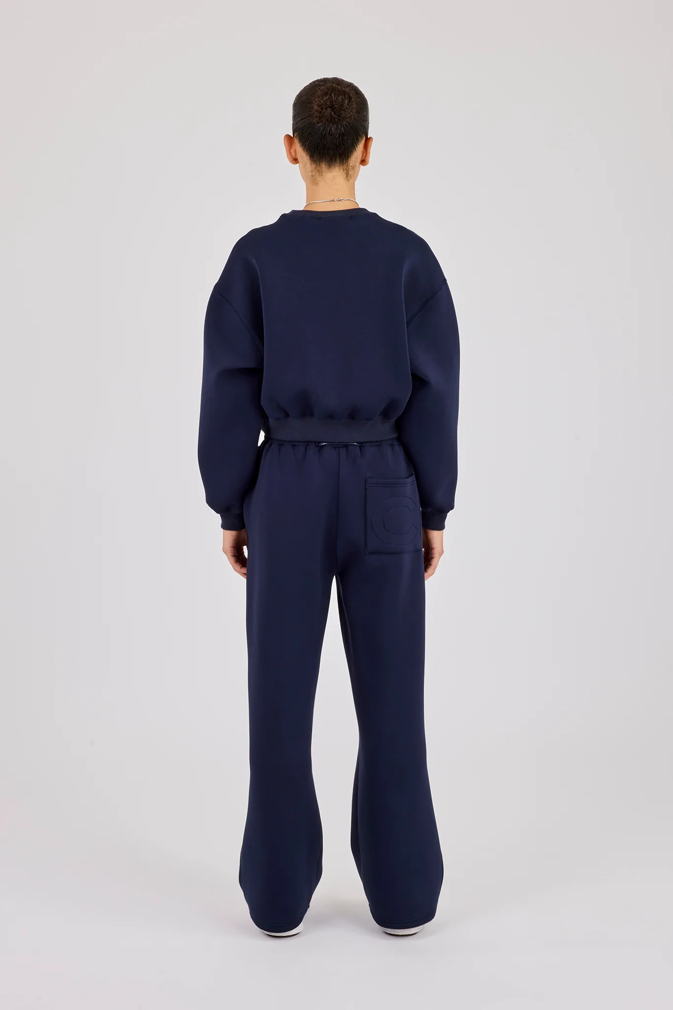 Scuba Boxy Sweatshirt & Baggy Jogger - Navy - Image 4