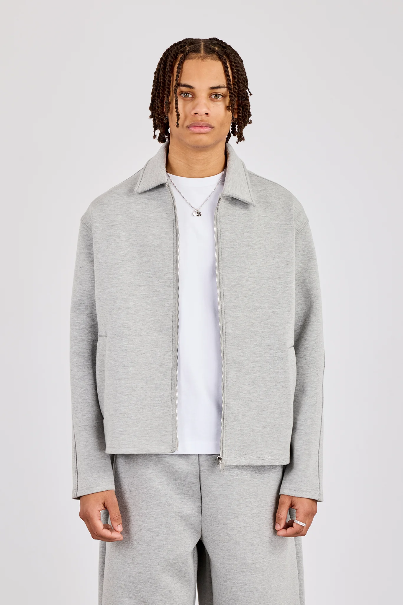 Scuba Harrington Jacket - Grey - Image 3