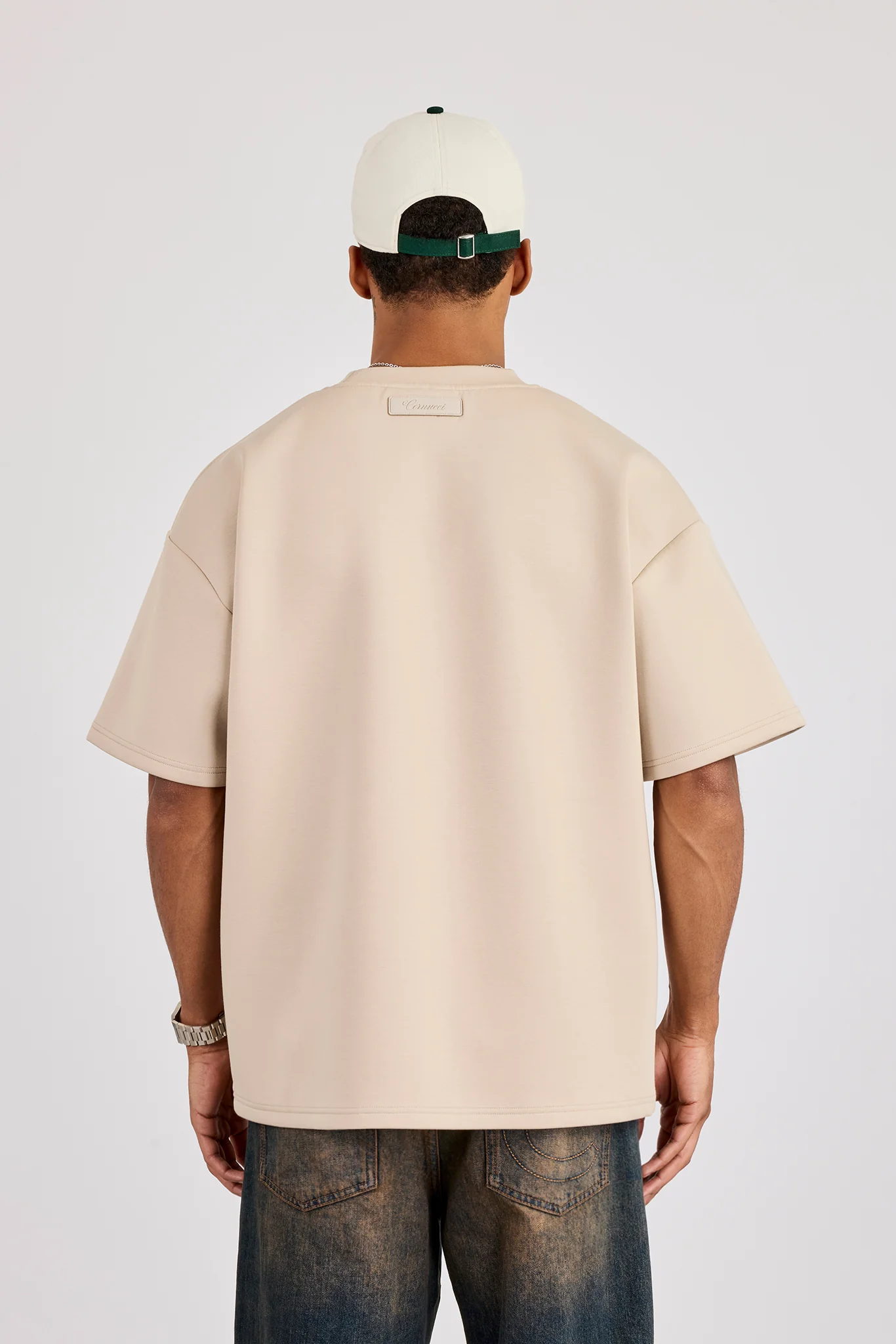 Scuba Oversized T-Shirt - Stone - Image 3