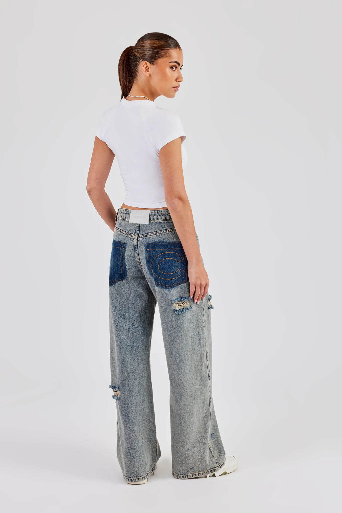 Shadow Pocket Baggy Jean - Antique Wash - Image 2