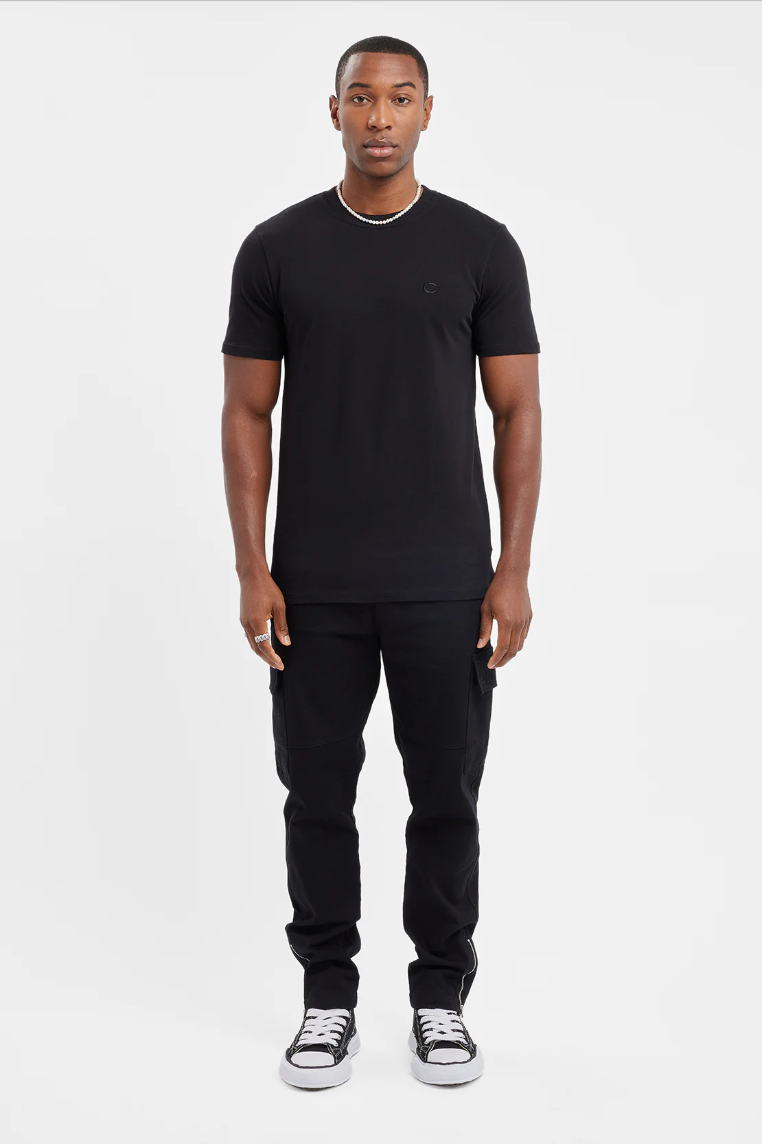 Slim Fit C T-Shirt - Black - Image 3
