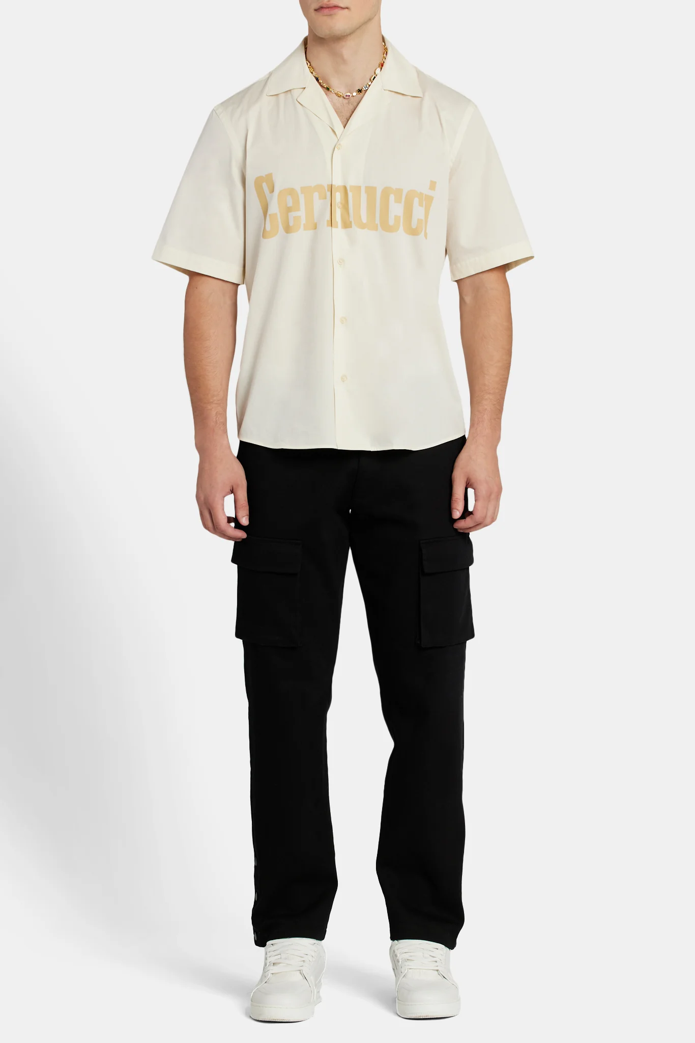 Spade Print Shirt - Ecru - Image 3