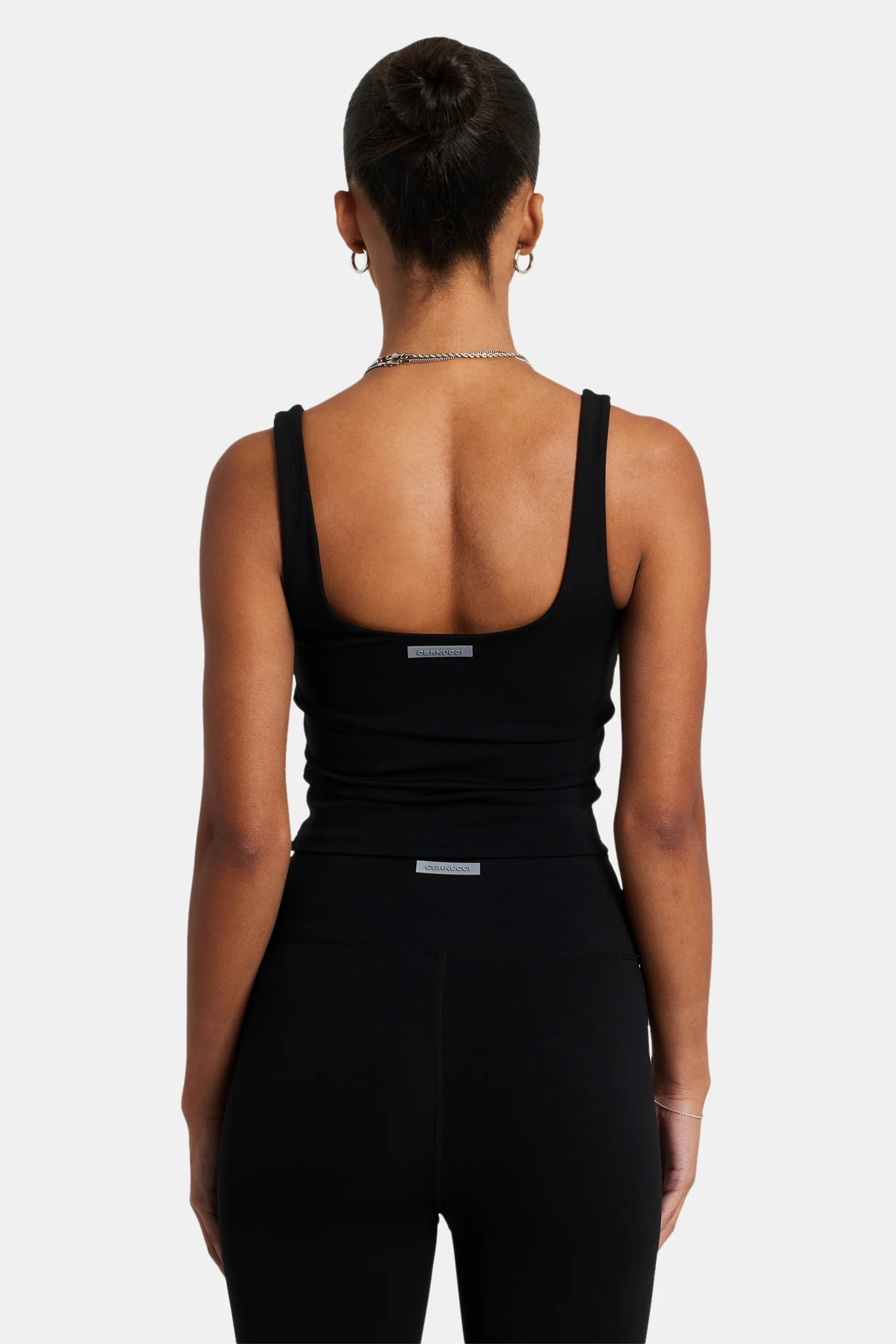 Square Neck Top - Black - Image 3