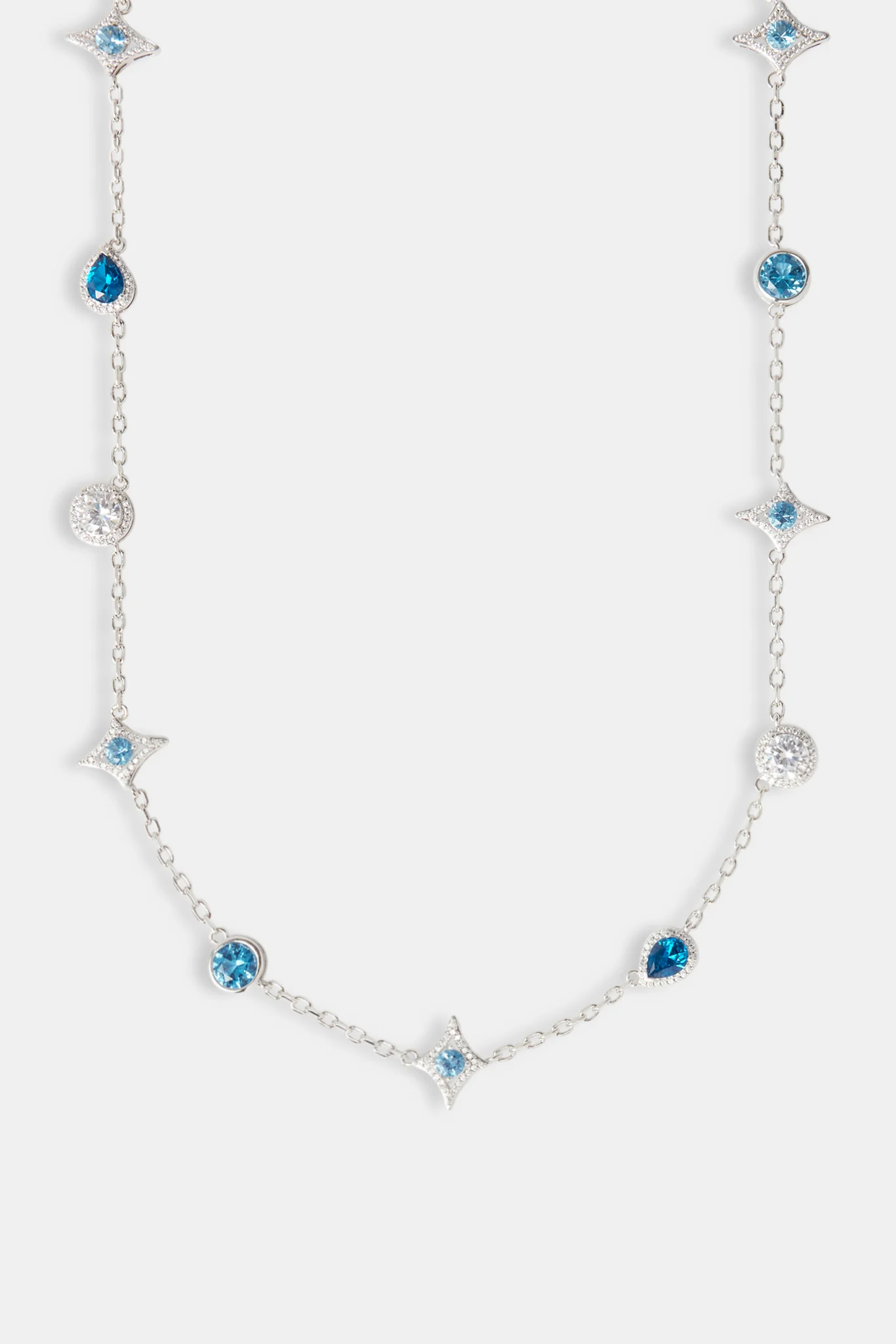 Star Motif Gemstone Rolo Chain - 10mm - Image 2
