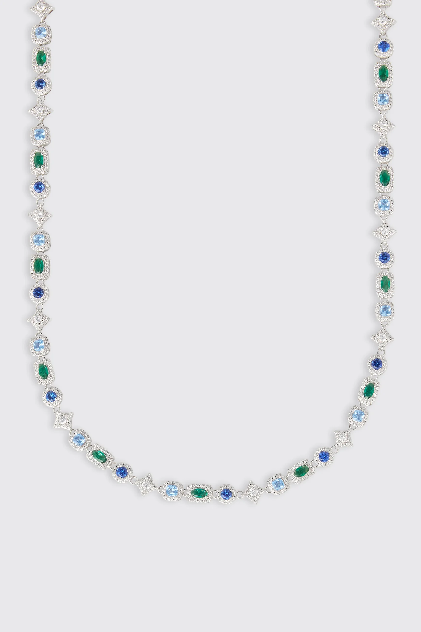 Micro Star Motif & Multi Gemstone Chain - 6mm - Image 2