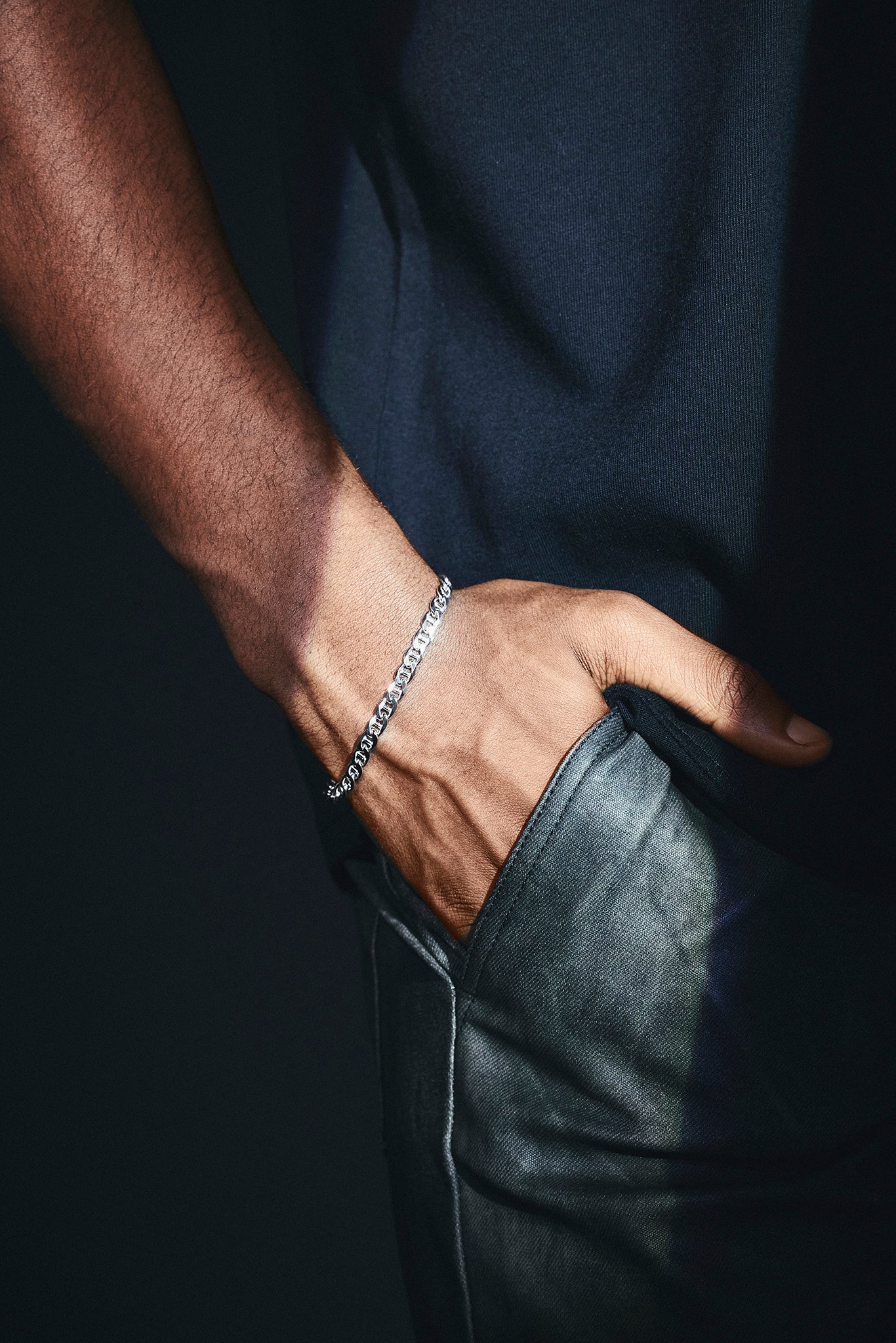 925 Sterling Silver Cuban Bracelet - Image 2