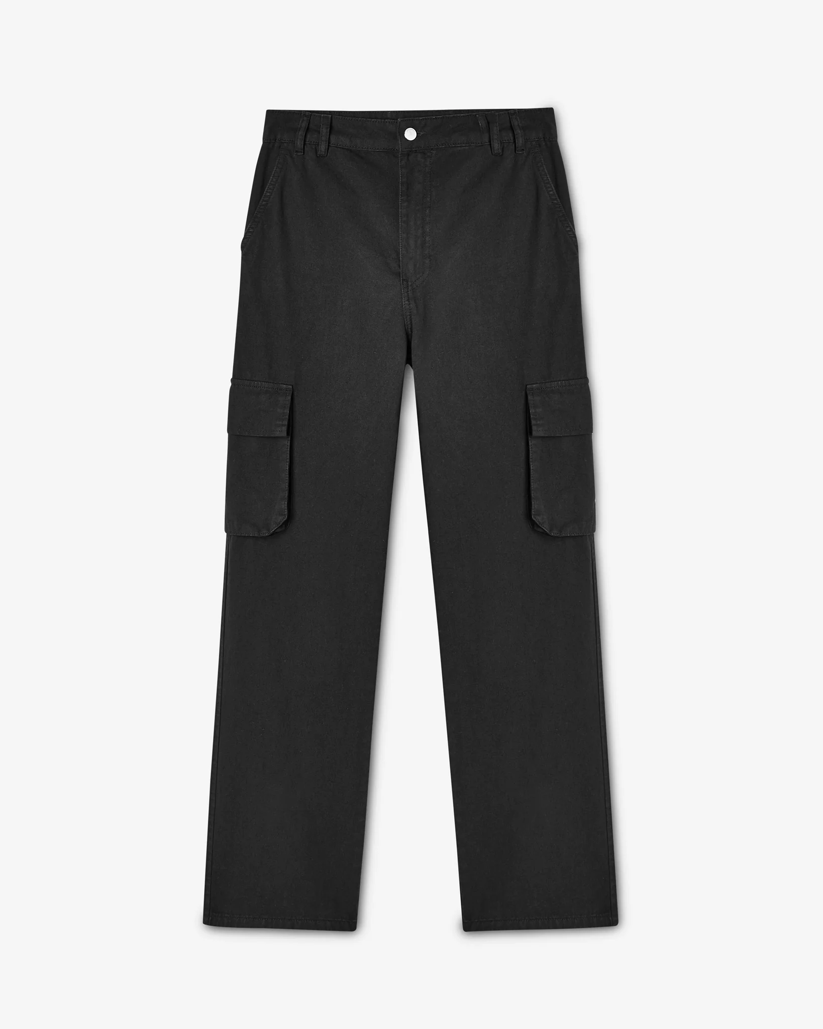 Straight Leg Cargo Trouser - Black - Image 2
