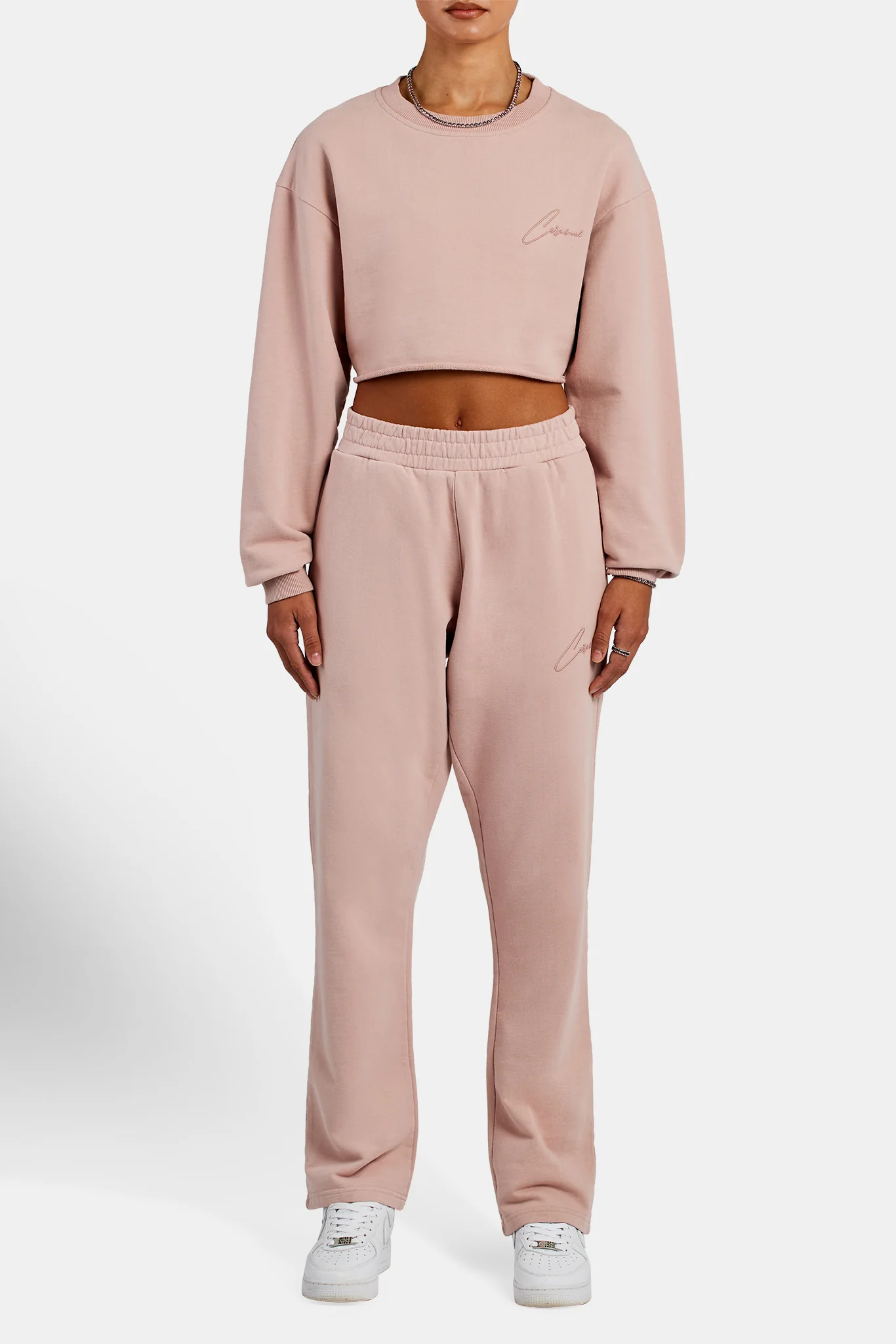 Straight Leg Jogger - Dusky Pink - Image 2