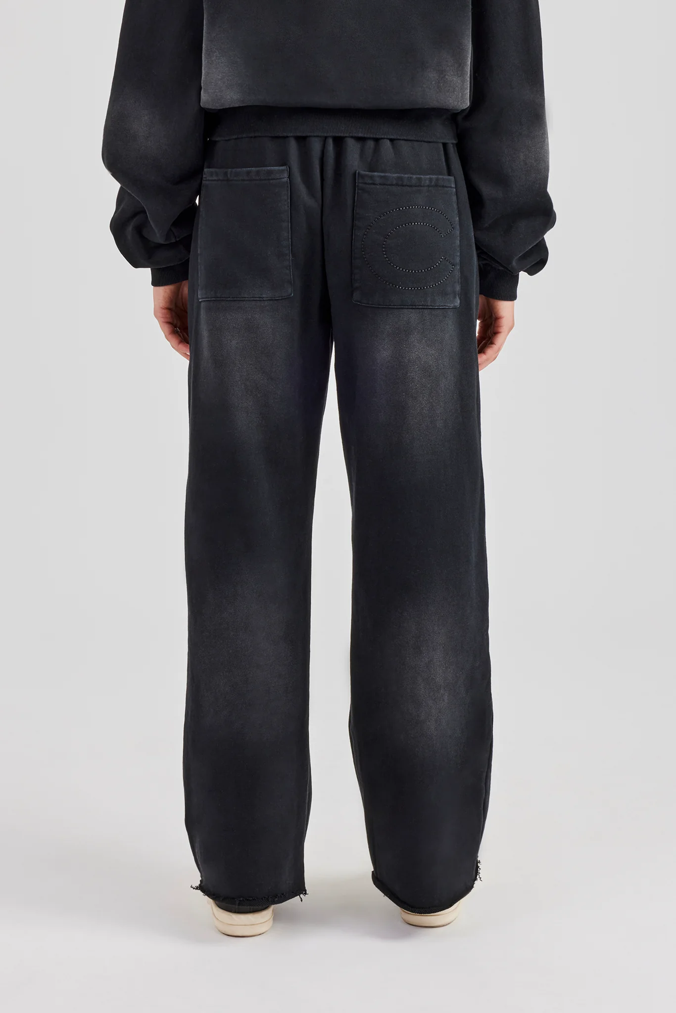 Straight Leg Jogger - Washed Black - Image 3