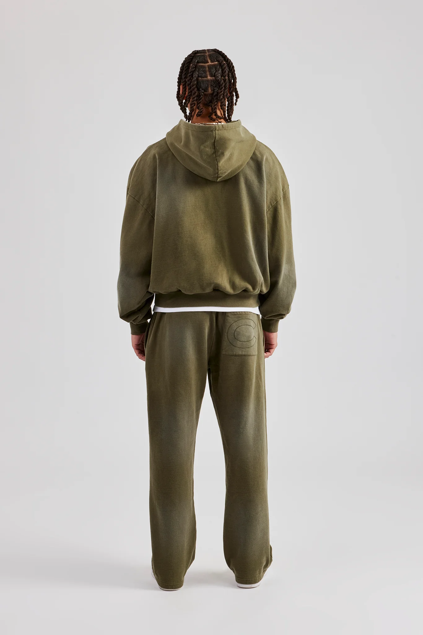 Straight Leg Jogger - Washed Green - Image 5