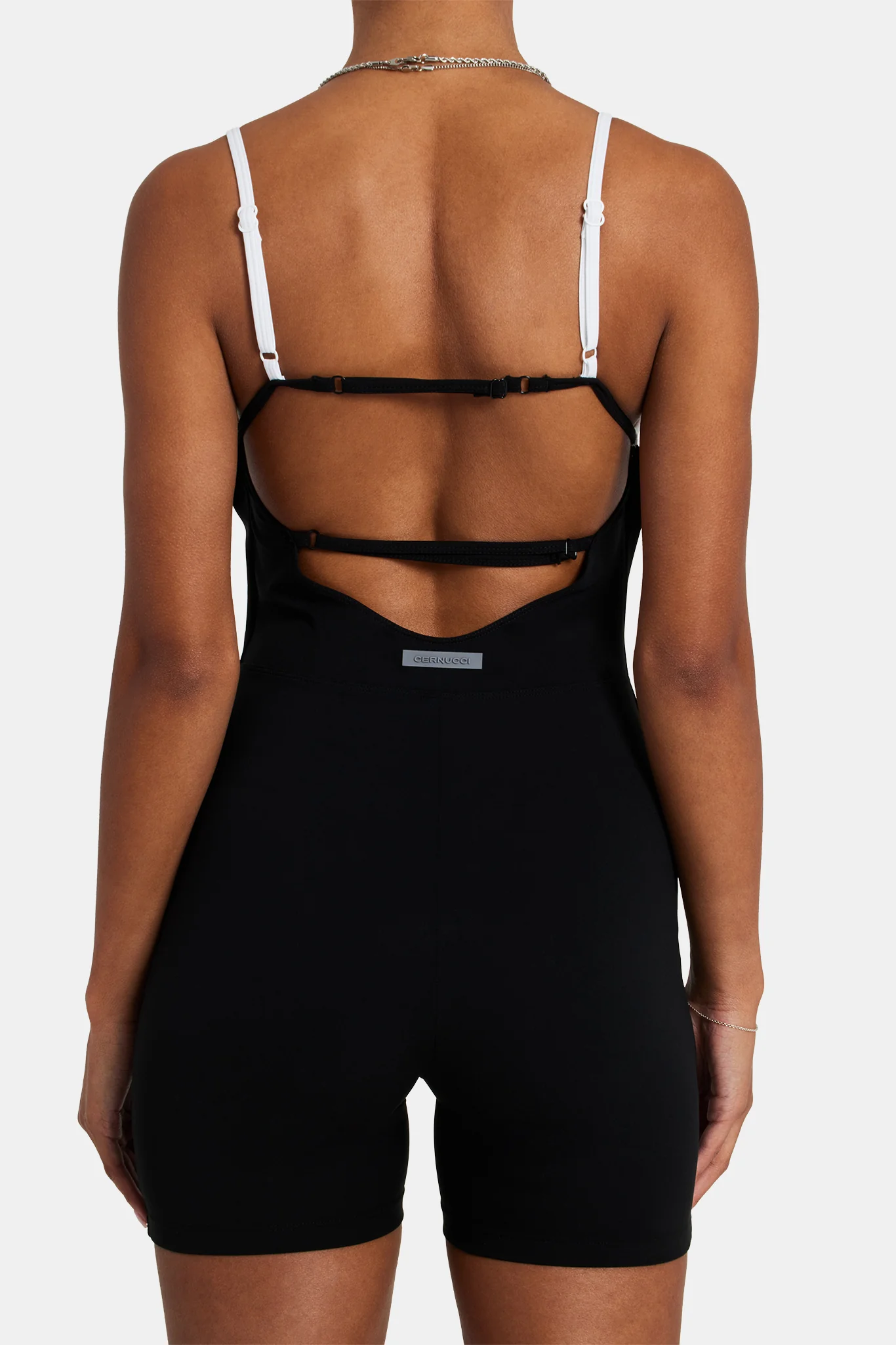 Strappy Back Unitard - Black - Image 4