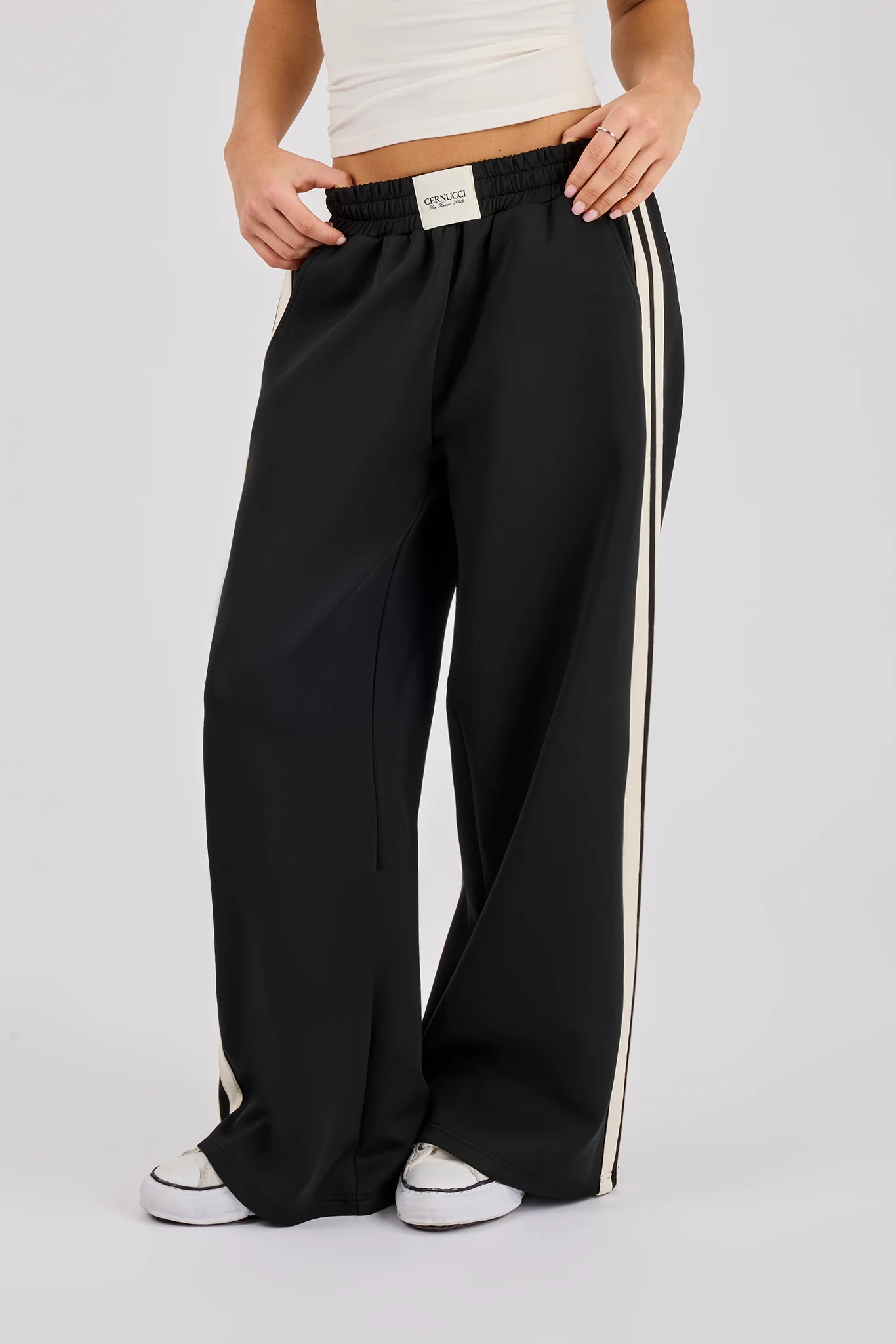 Super Baggy Taping Pant - Black - Image 3